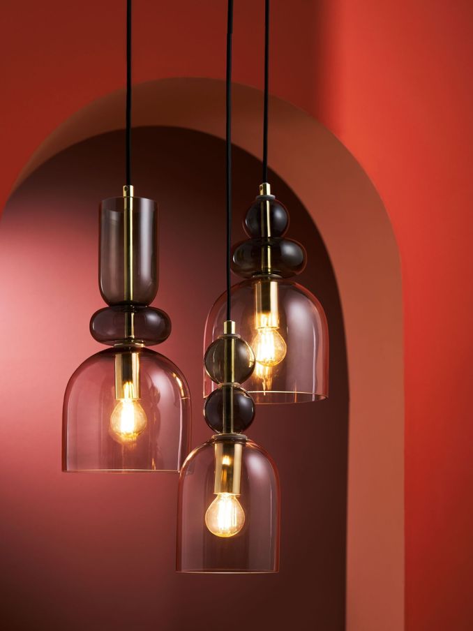 Whitney Cluster Pendant Lamp in Green Multi (D78428) | £199