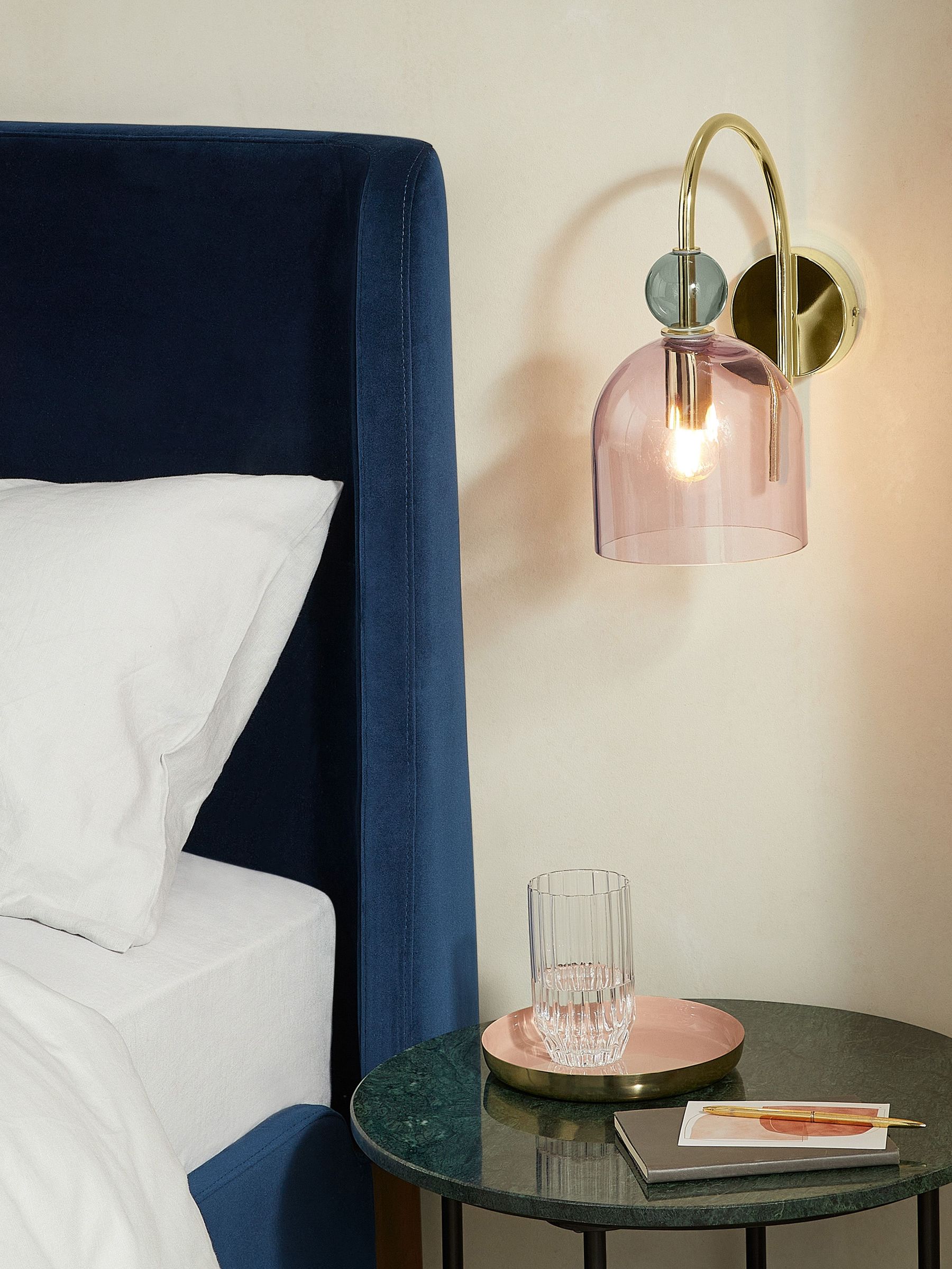 Whitney Wall Lamp in Green Multi (D78430) | £79