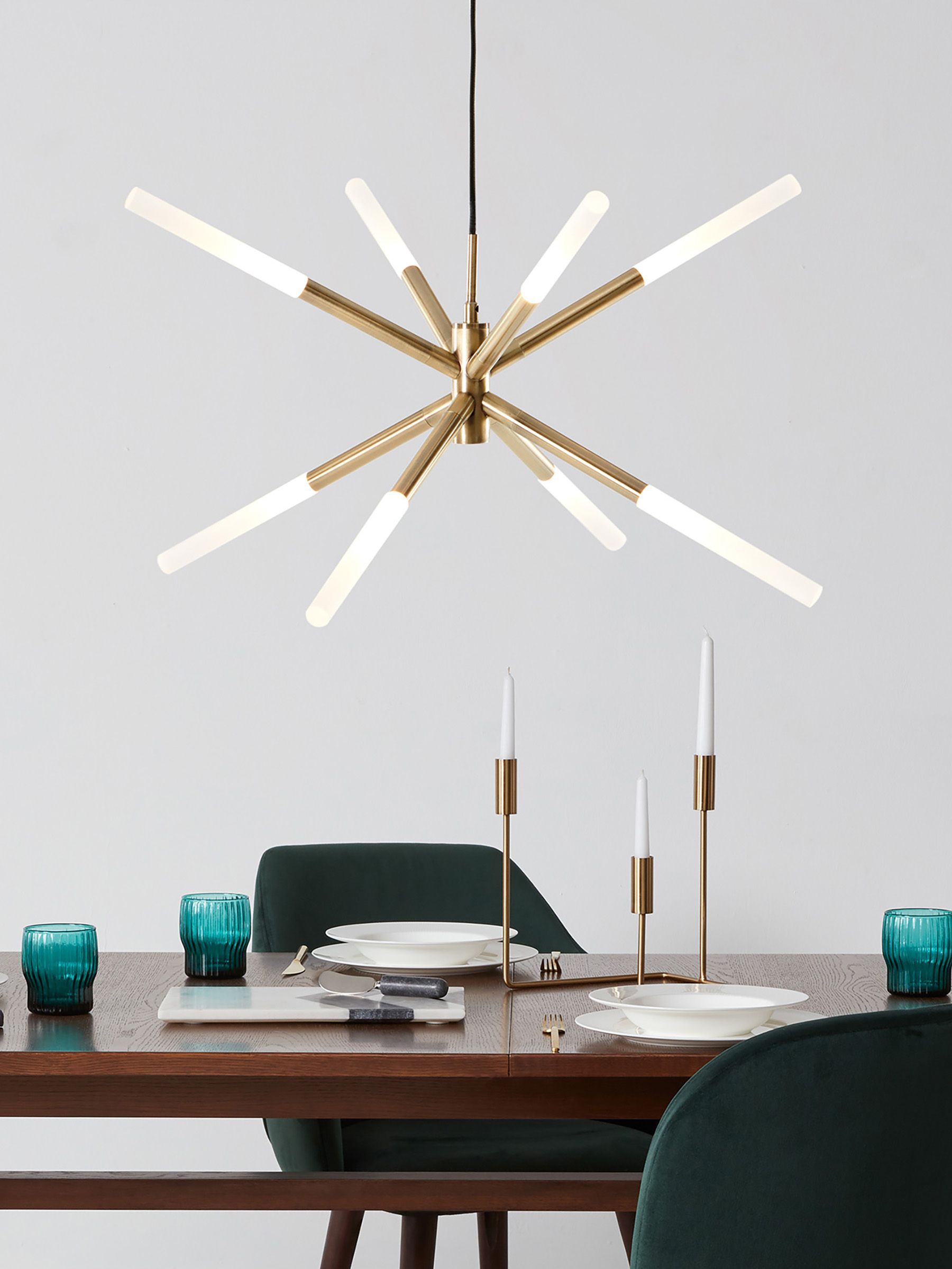 Wanda Pendant Light in Brass (D79630) | £169