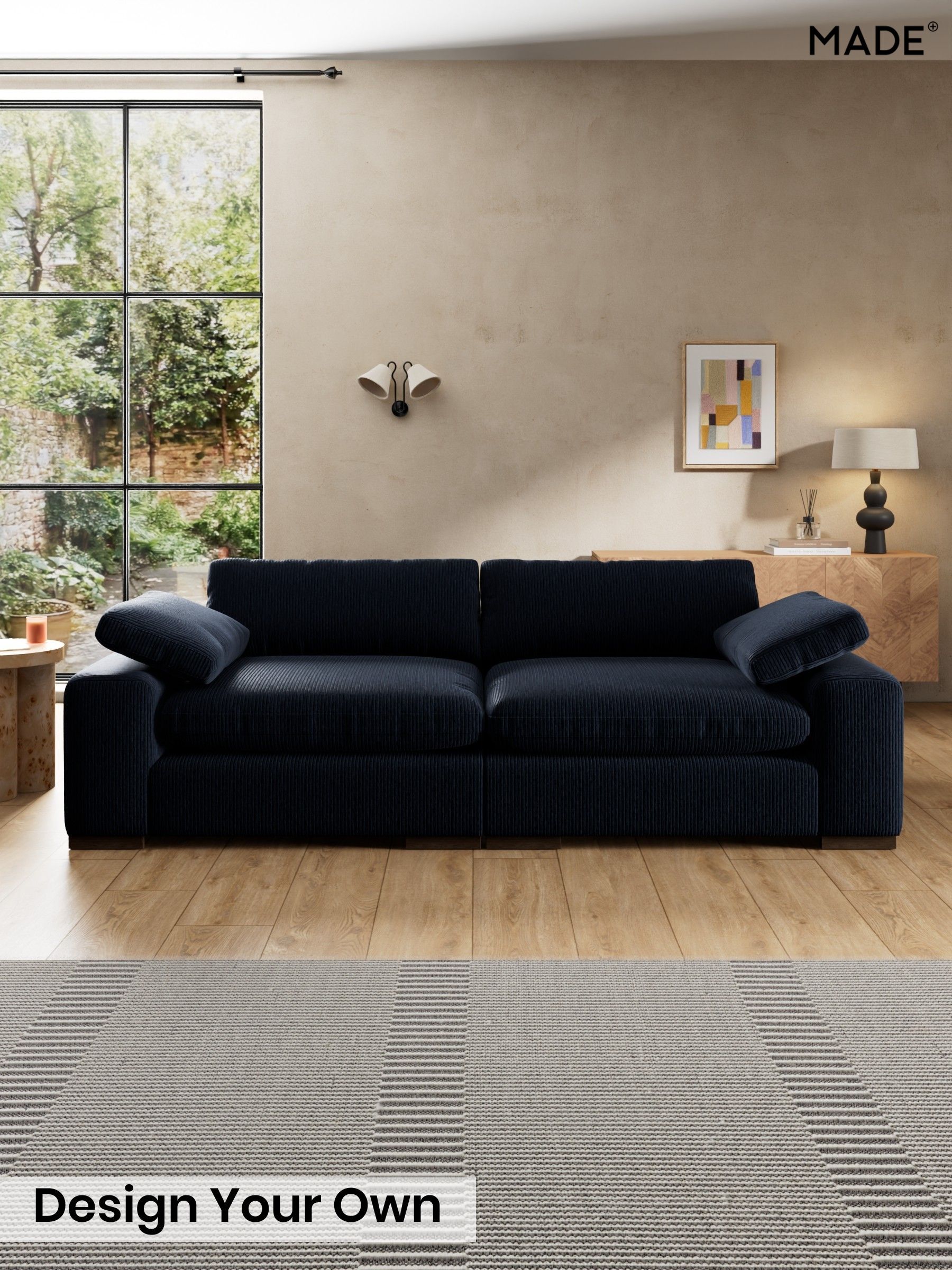 Matt Corduroy/Midnight Blue - Melbourne By Made