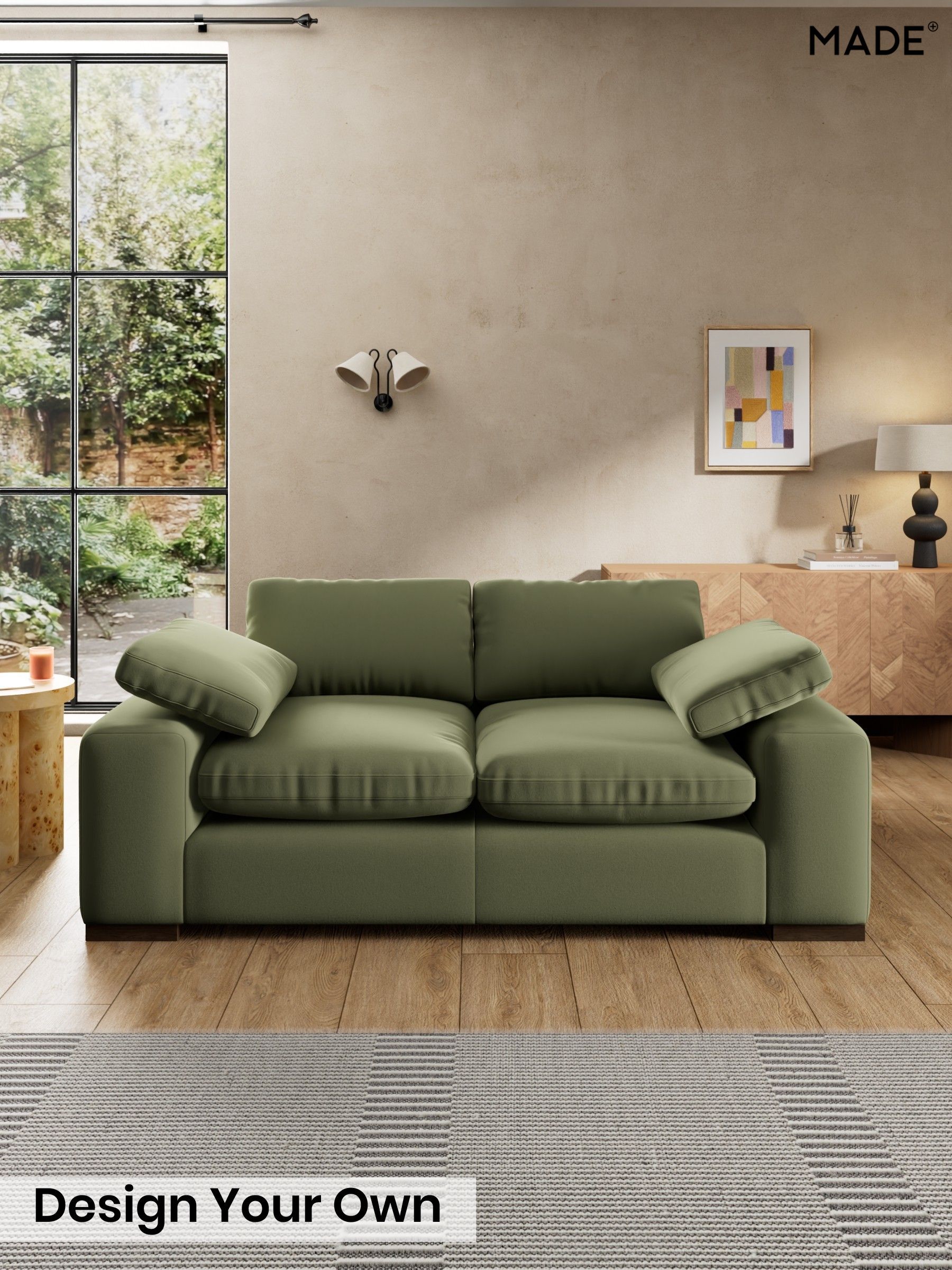 Matt Velvet Easy Clean/Fern Green - Melbourne By Made