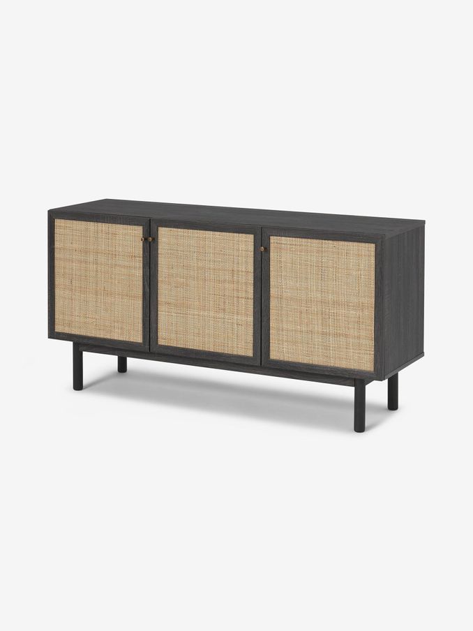 Pavia Rattan Large Sideboard in Black (D86957) | £375