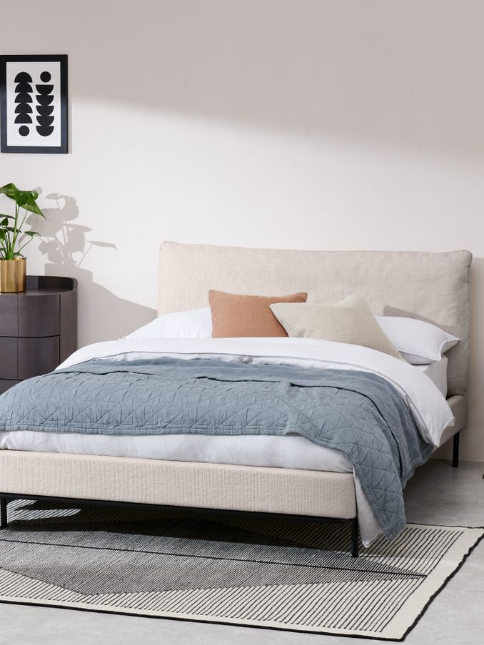 Harlow Bed Frame in Oatmeal (D87173) | £599 - £799