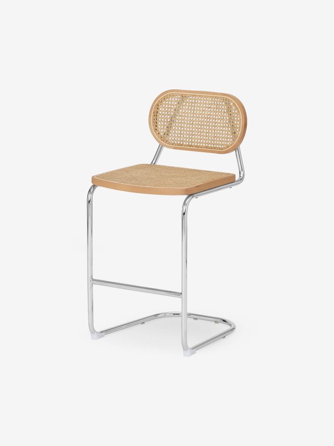 Leora Bar Stool in Chrome (D87753) | £160