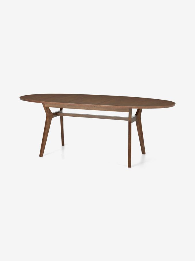 Jenson Extendable 6 to 8 Seater Round Dining Table in Dark Oak (D87769) | £899