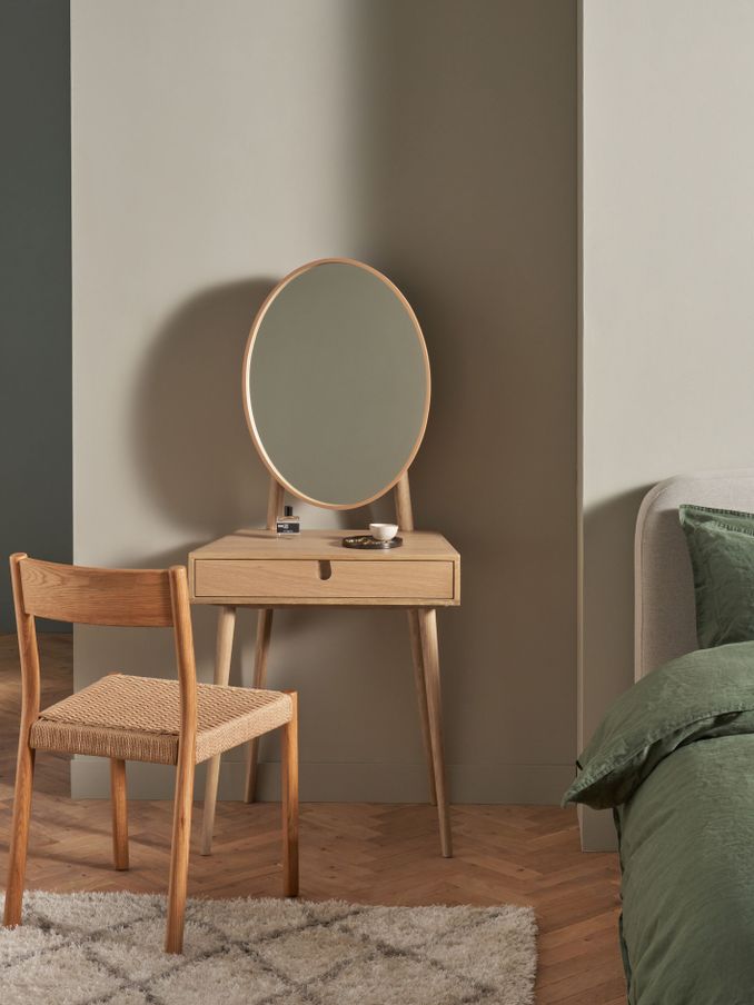 Penn Console Dressing Table in Oak (D87787) | £499