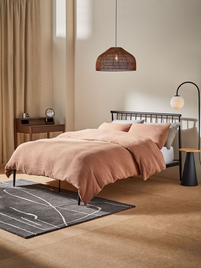 Penn Metal Bed Frame in Black (D87788) | £299 - £450