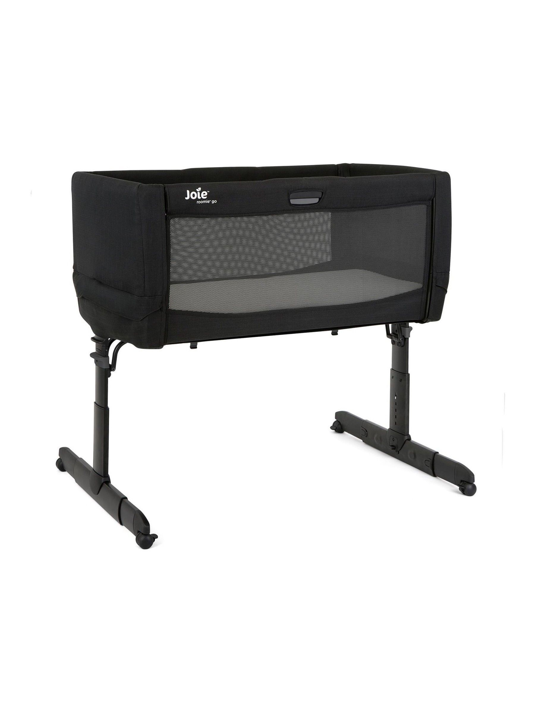 Joie Grey Shale Roomie Go Bedside Crib (D89727) | £180