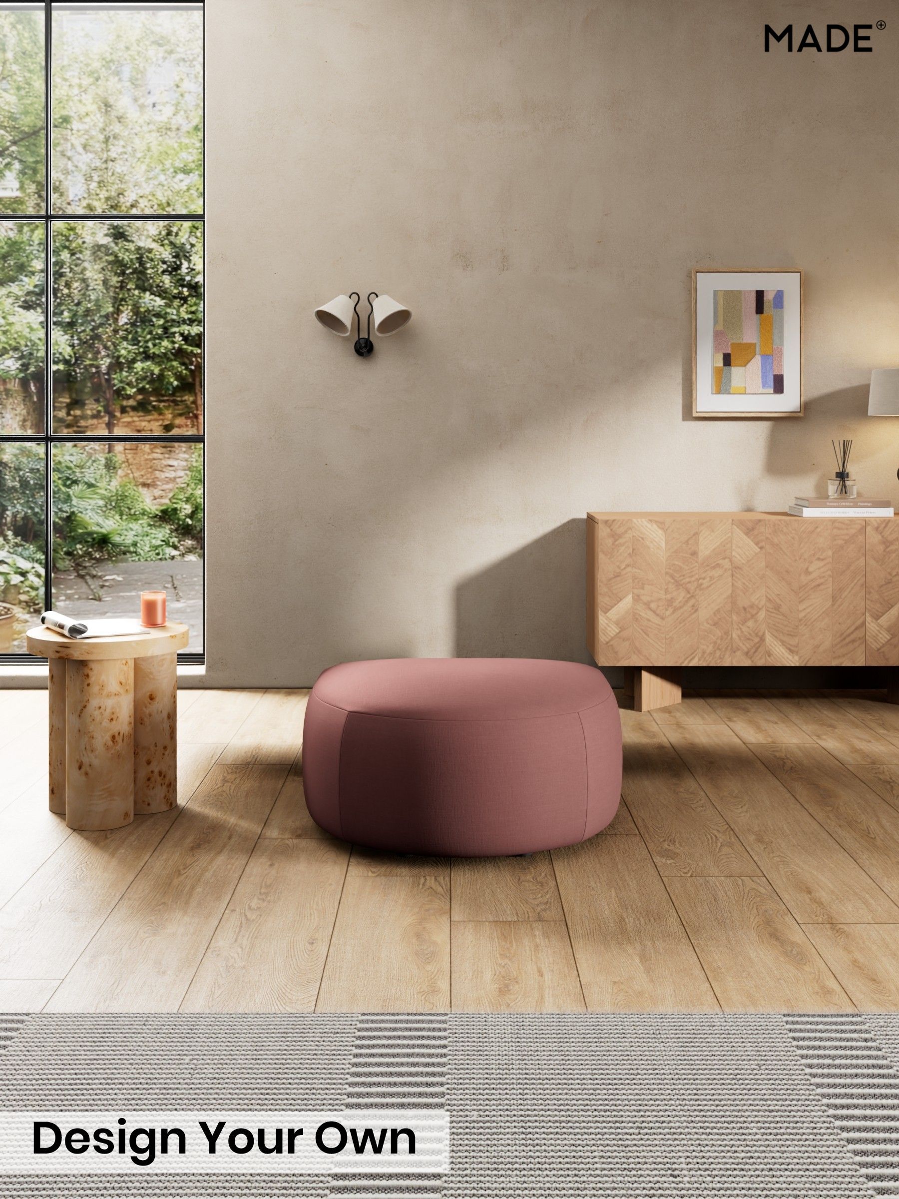 Natural Blend/Deep Coral Pink - Soma By Made