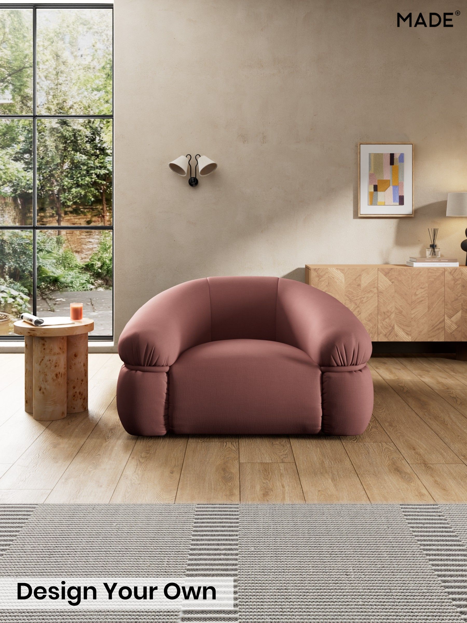 Natural Blend/Deep Coral Pink - Soma By Made