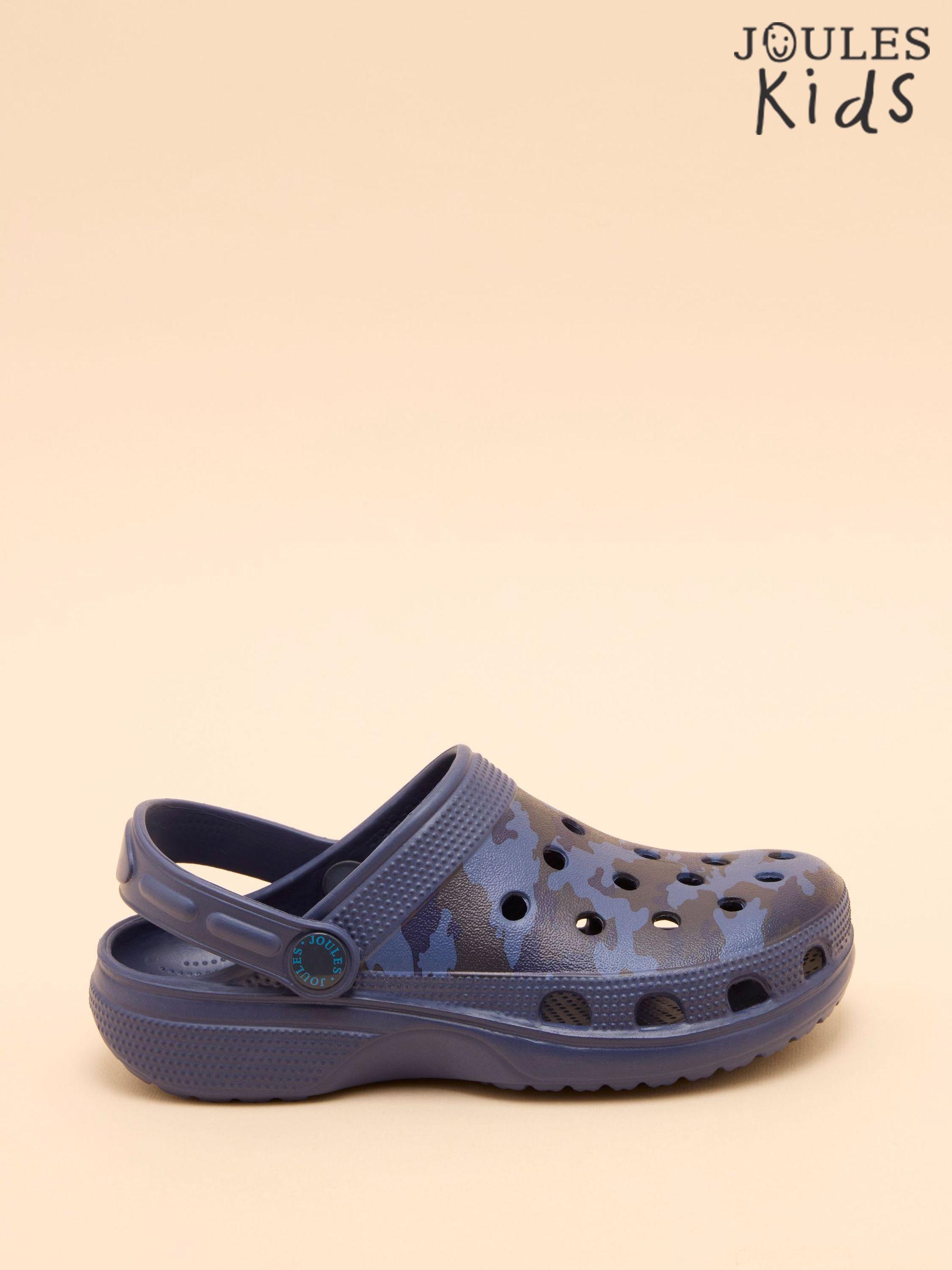 Kids' Poole Navy Camo Slip-On Clogs (E00652) | £14