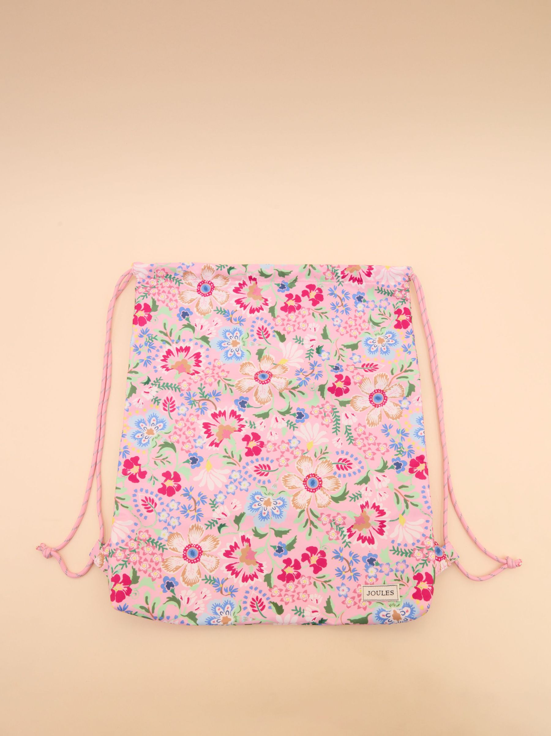 Adventurer Pink Floral Drawstring Bag (E00723) | £15