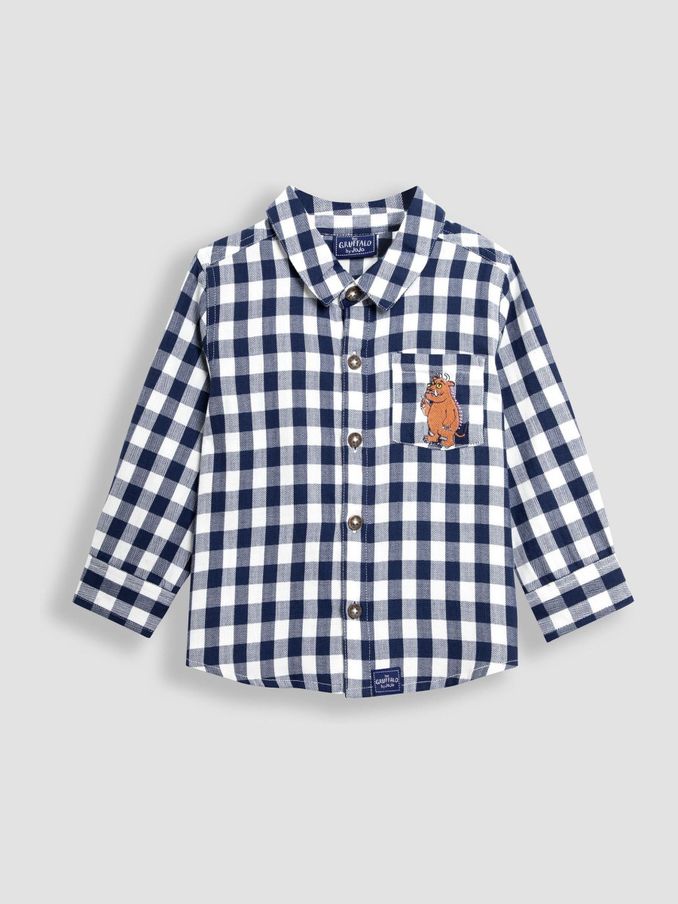 Blue The Gruffalo Gingham Shirt (E00829) | £18