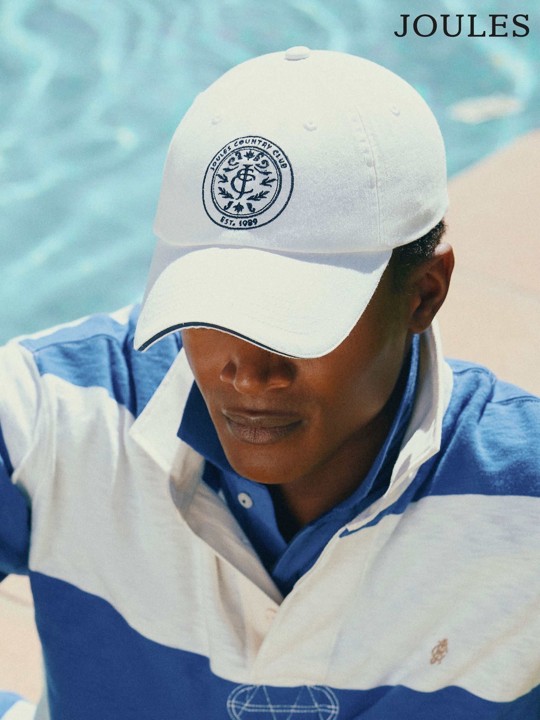 Daley White Cap (E00870) | £16