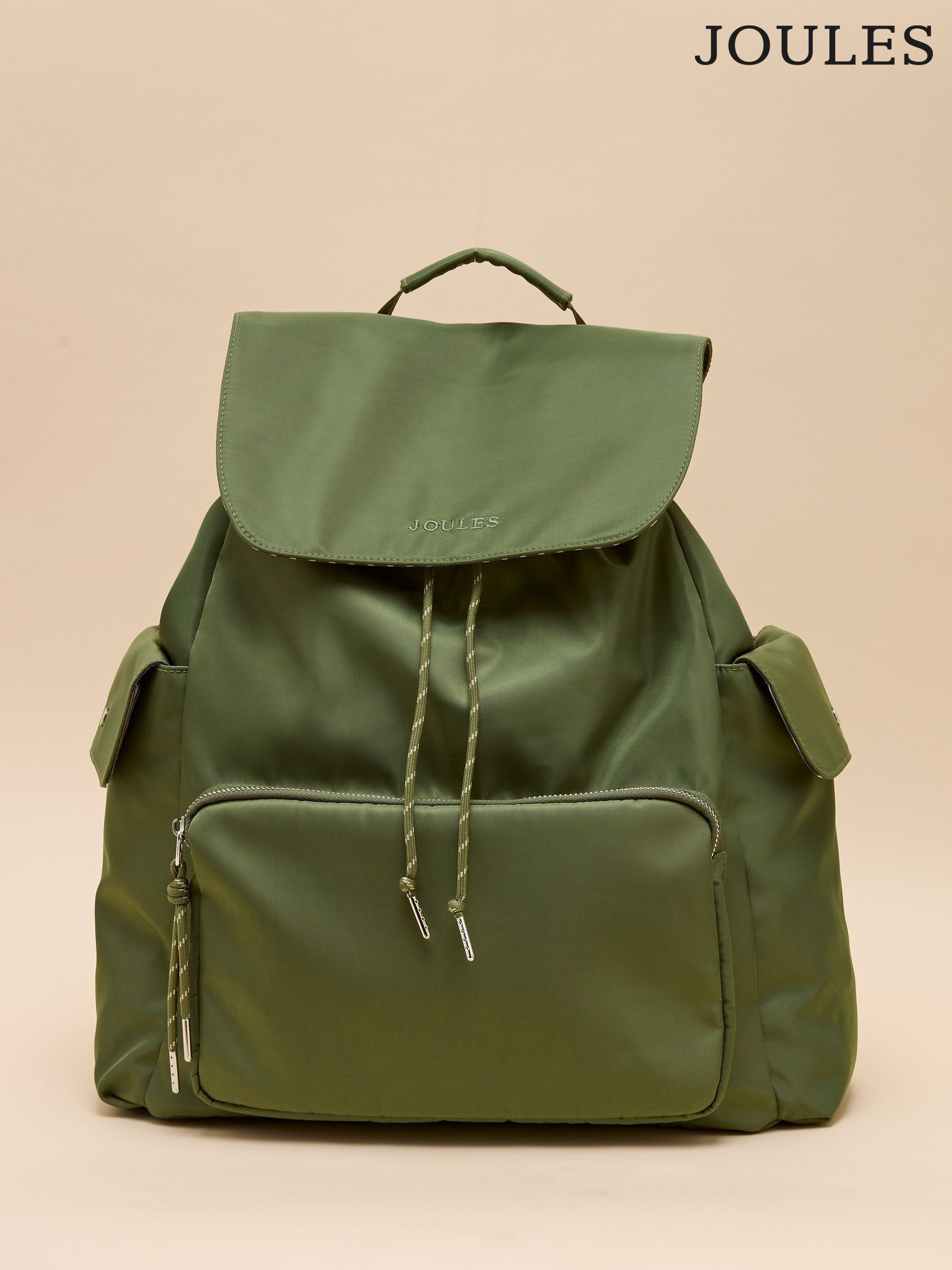 Cambeck Khaki Green Water Resistant Backpack (E01124) | £39