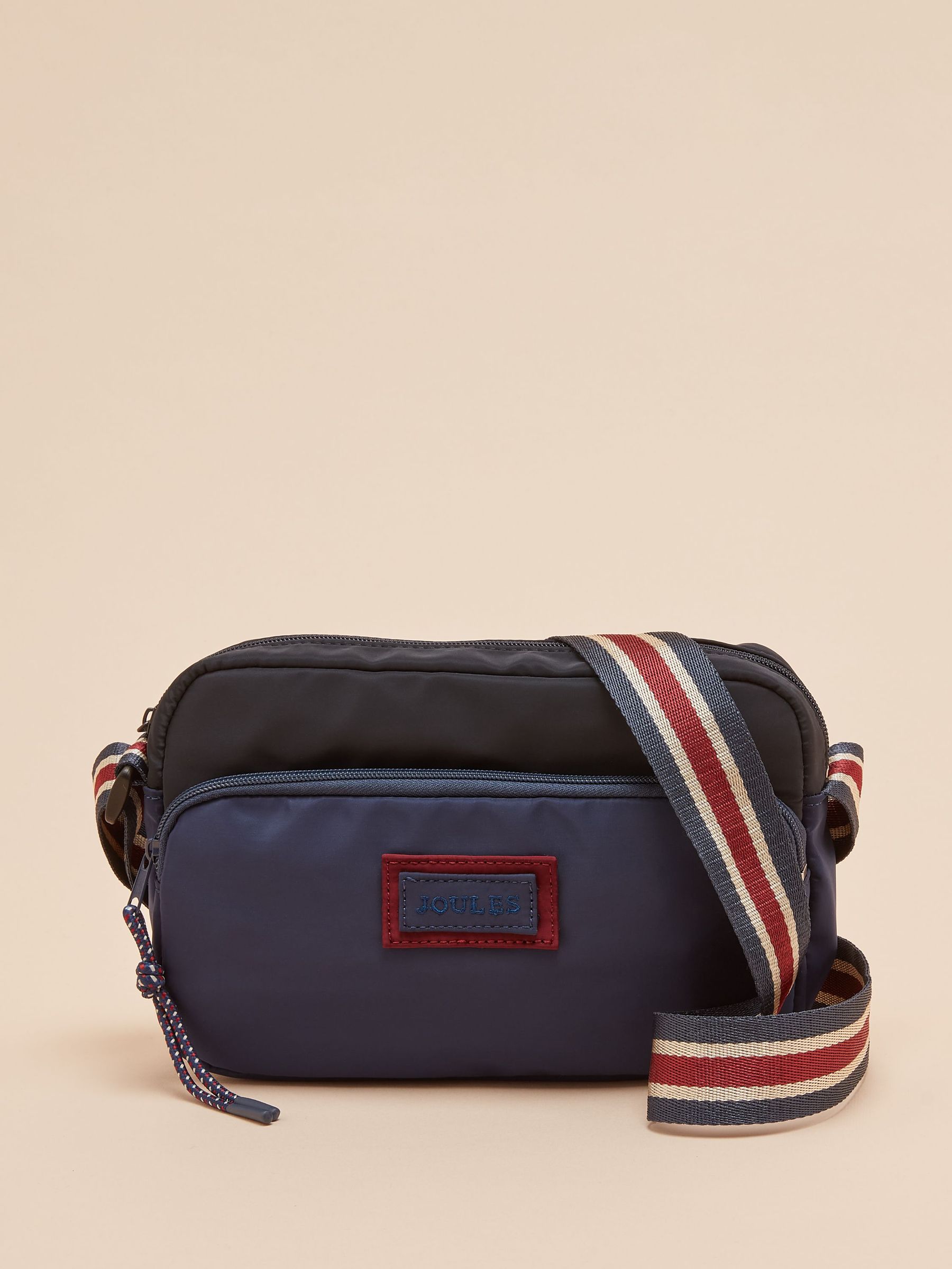 Marlow Navy Nylon Cross Body Bag (E01126) | £34