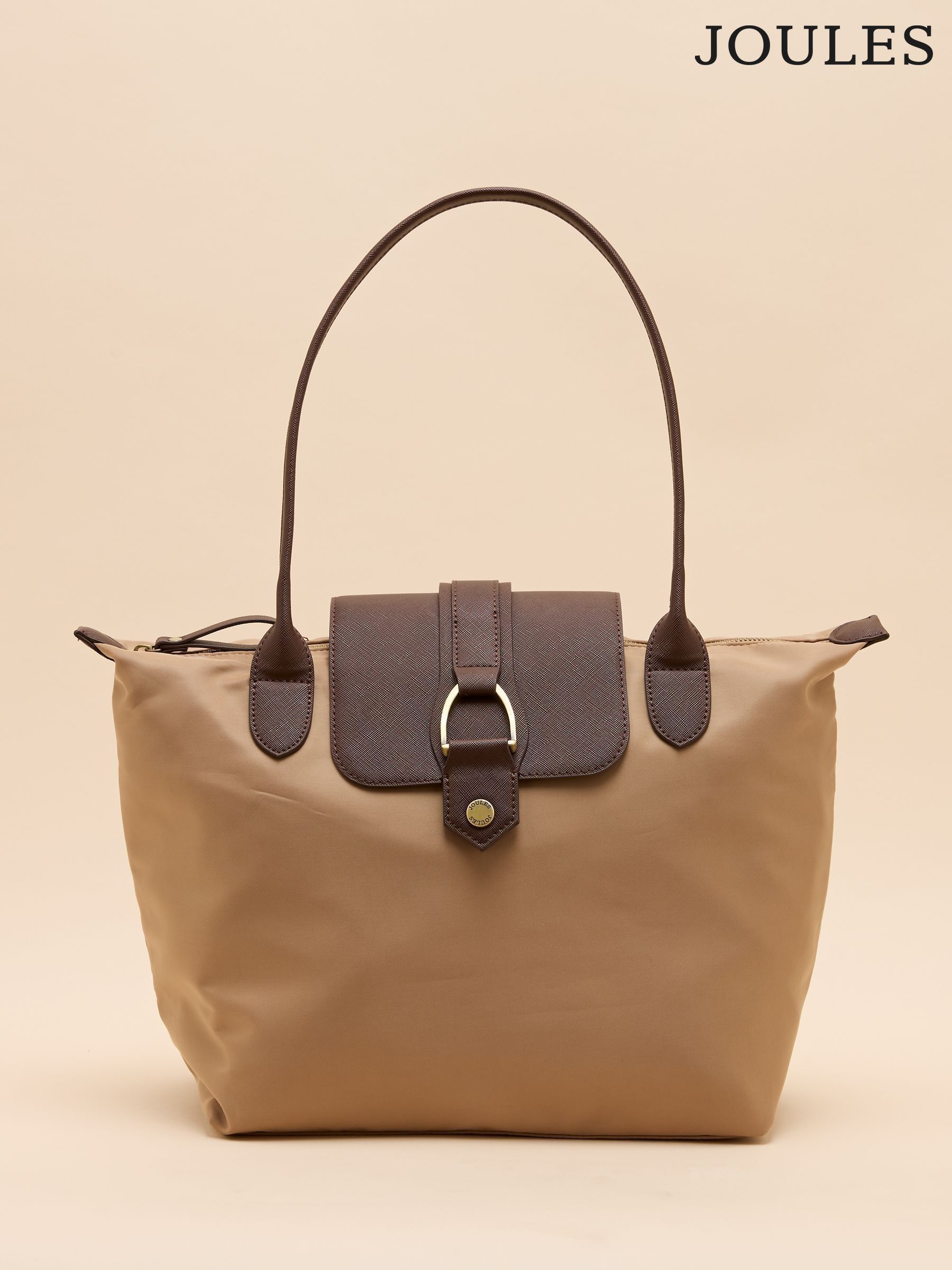 Edie Neutral Shopper Bag (E01130) | £42