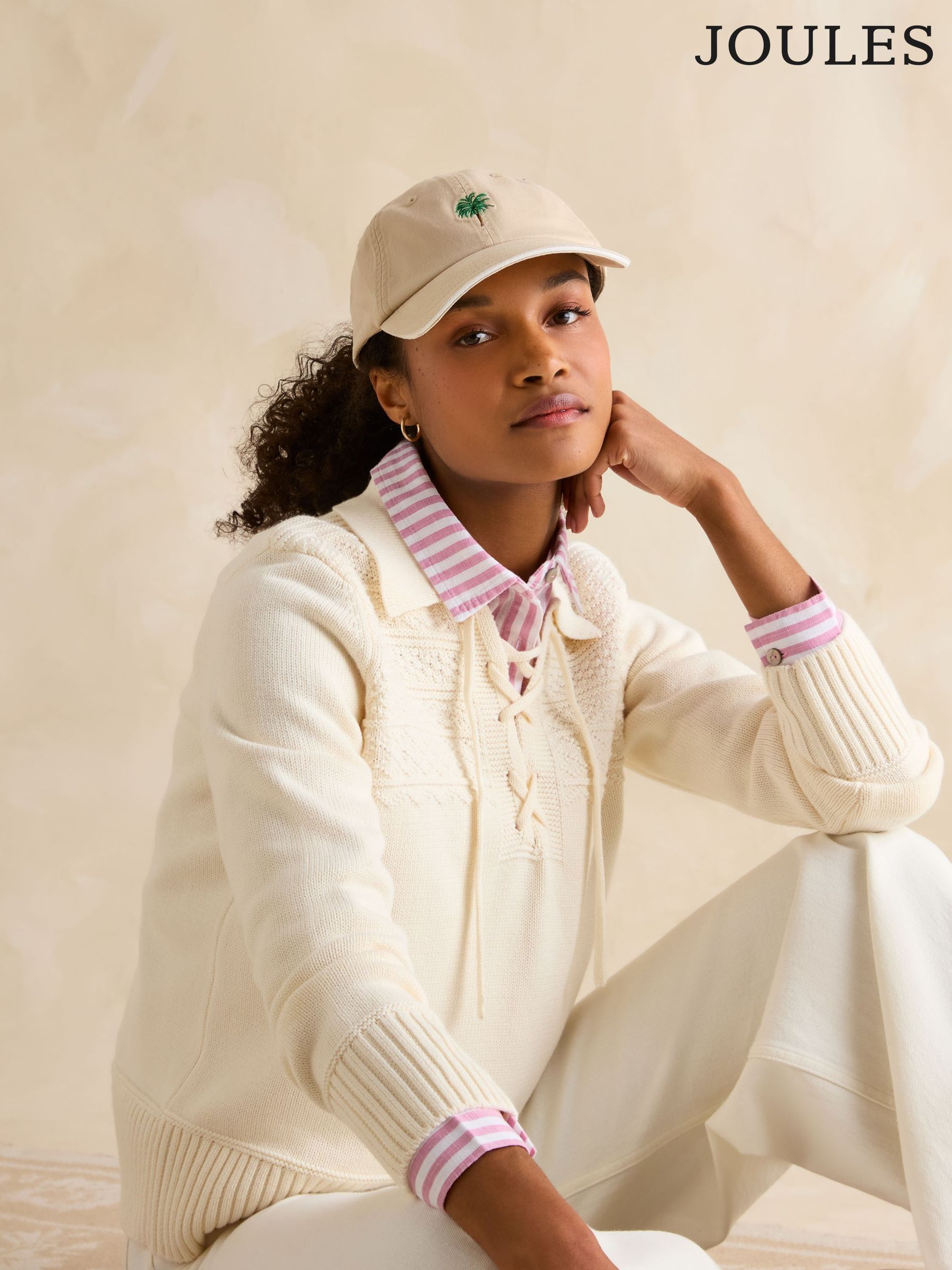 Daley Cream Cap (E01221) | £16