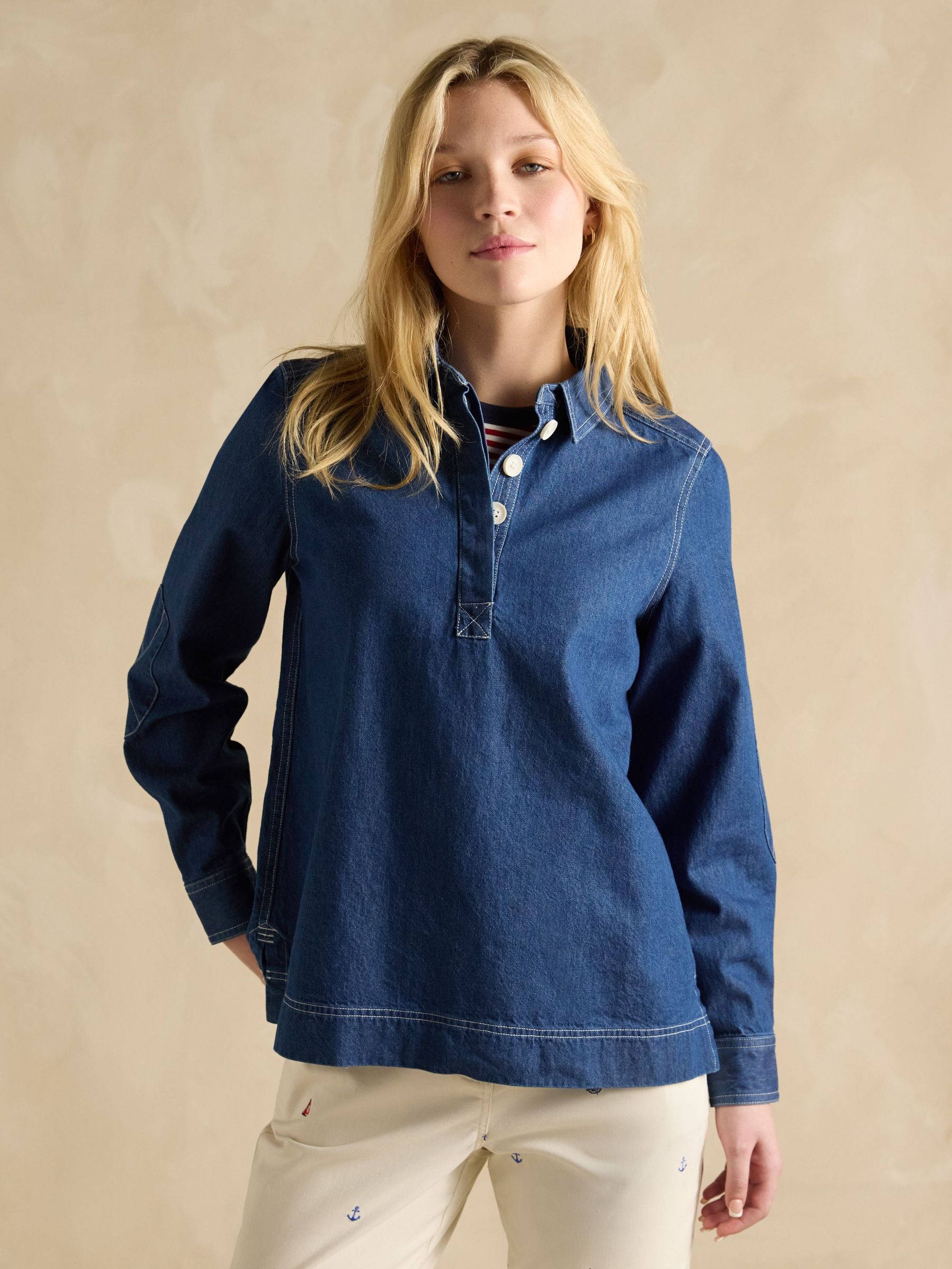 Brinley Denim Deck Shirt (E01804) | £69