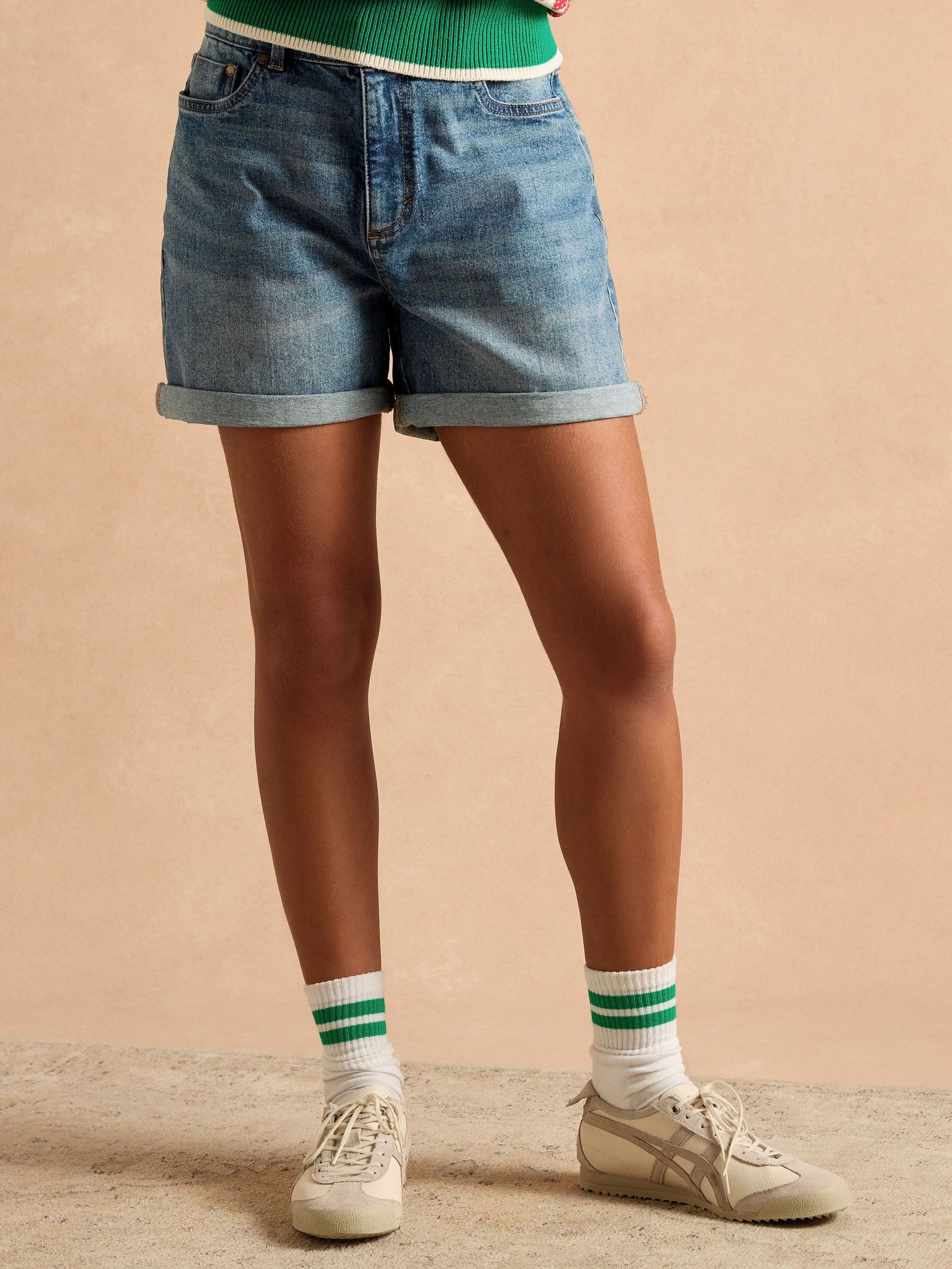 Blue Denim Shorts (E02065) | £49