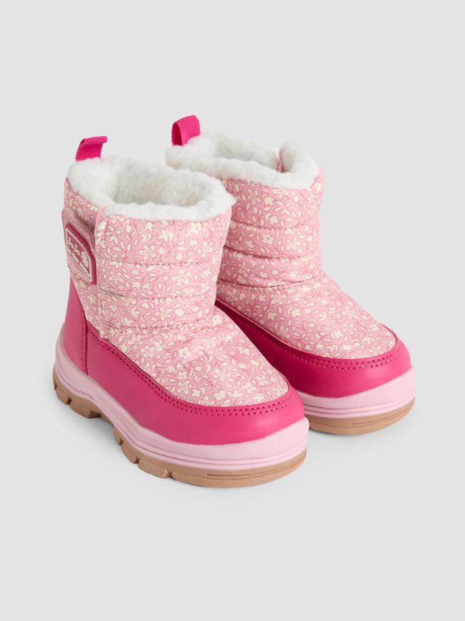 Pink Cosy Snow Boots (E02560) | £27 - £30