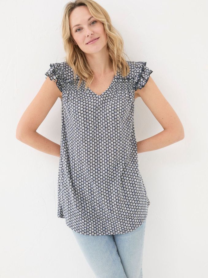 Katy Black Star Geo Tunic (E06704) | £25