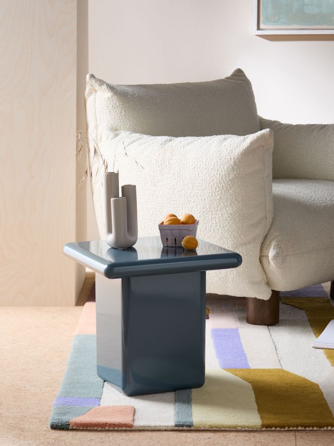Lacey Side Table in Blue (E08102) | £169