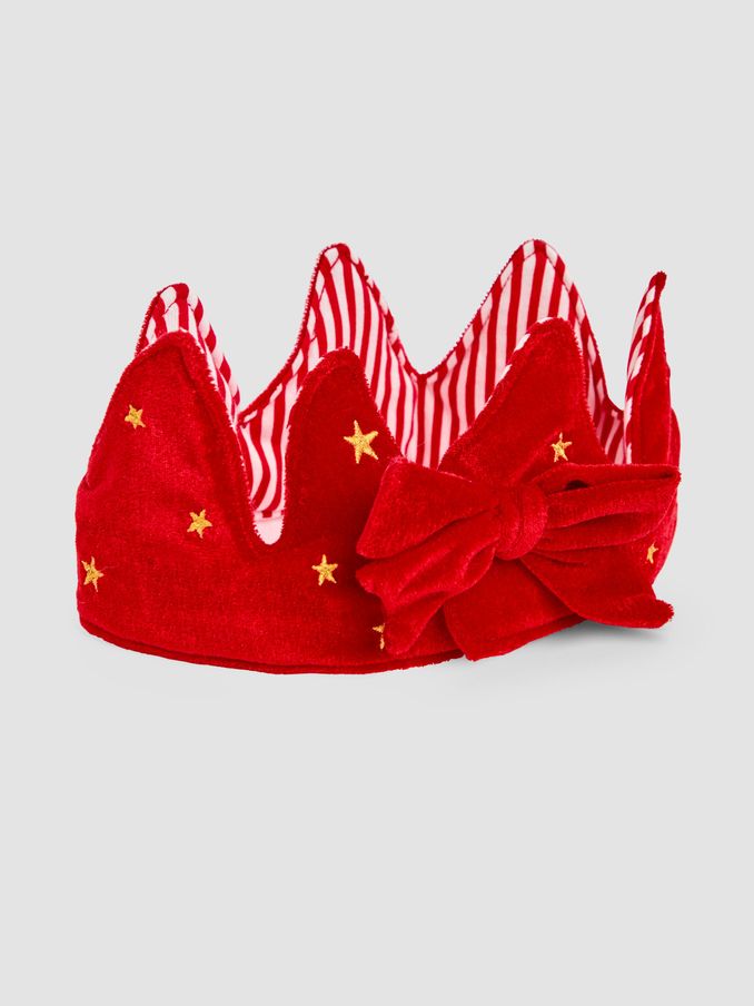 Red Velvet Party Christmas Crown (E09327) | £10