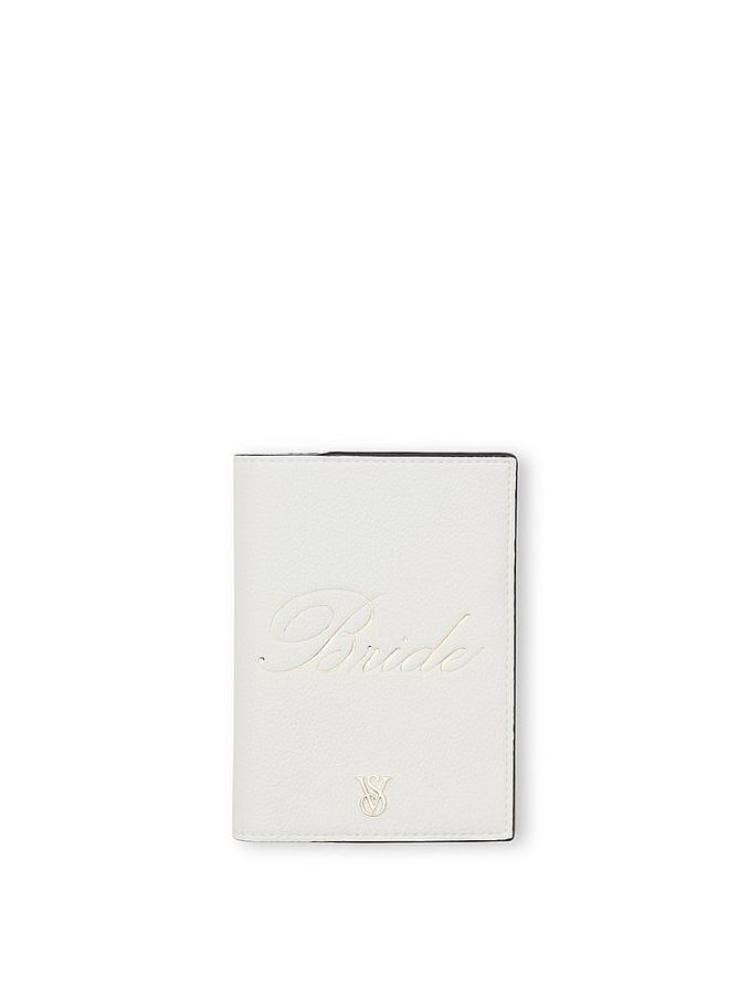 Bridal White Stripe Passport Holder (E12181) | £25