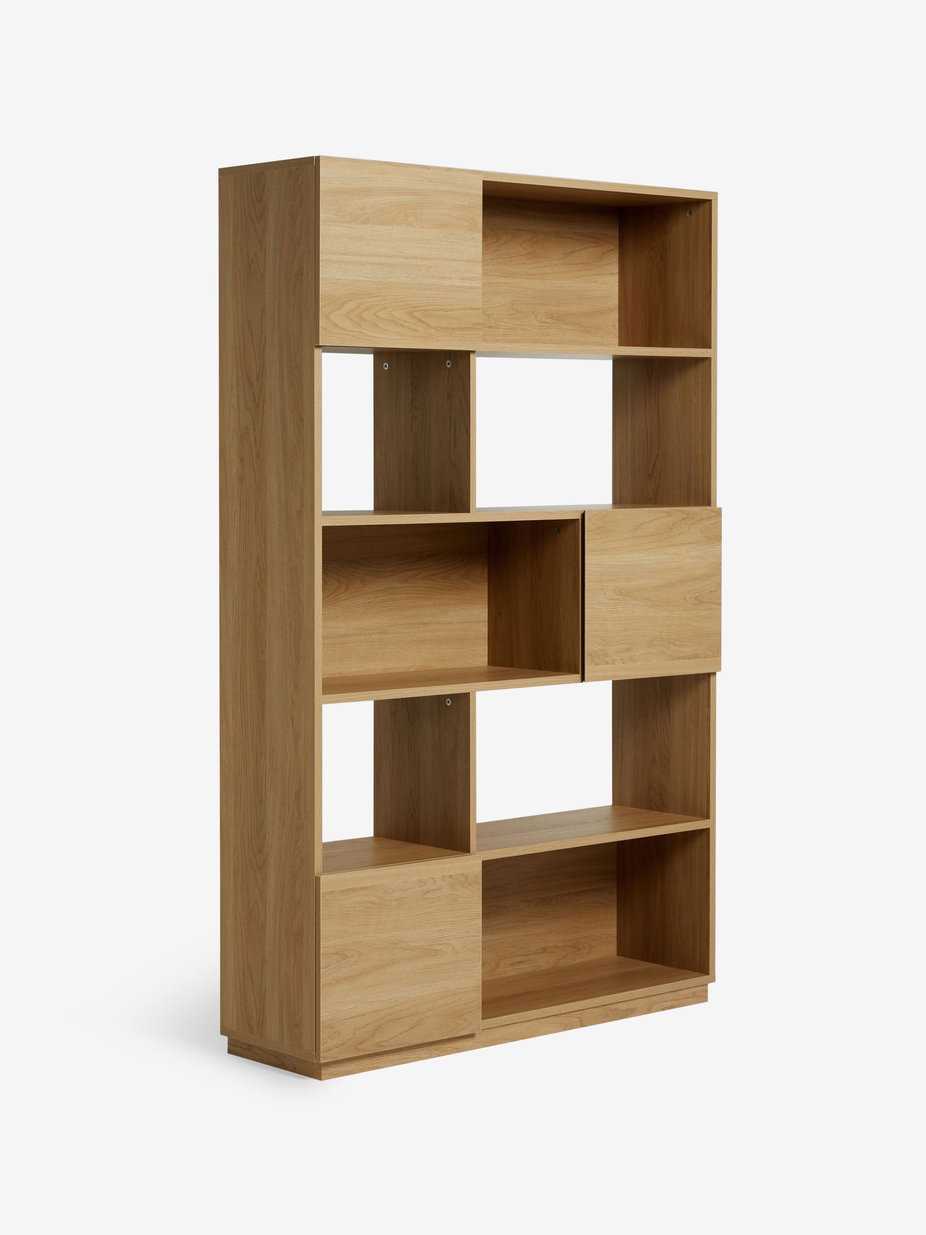 Blaze Wide Shelving Unit in Oak Effect (E12330) | £329