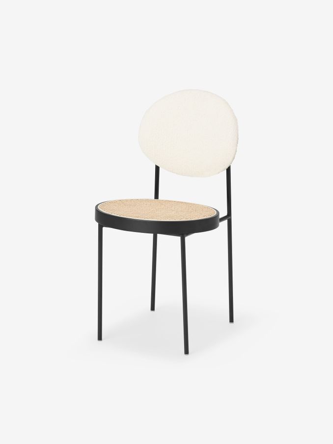 Set of 2 Rumana Dining Chairs in White Boucle (E12334) | £329