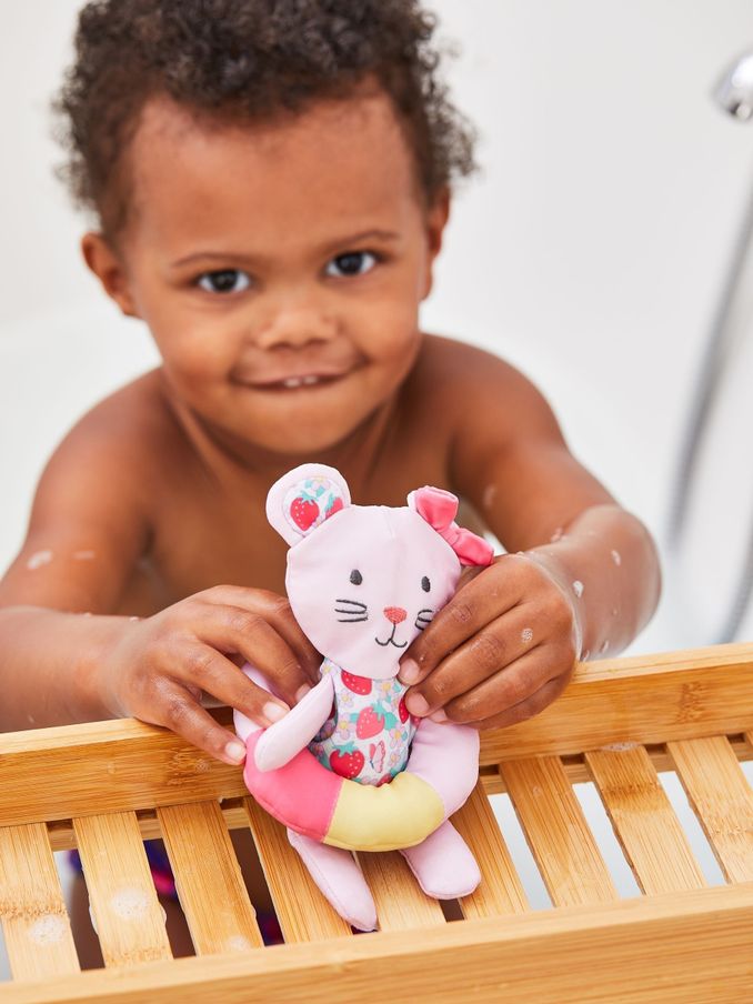 Pink Mouse Bath Doll Toy (E12627) | £12