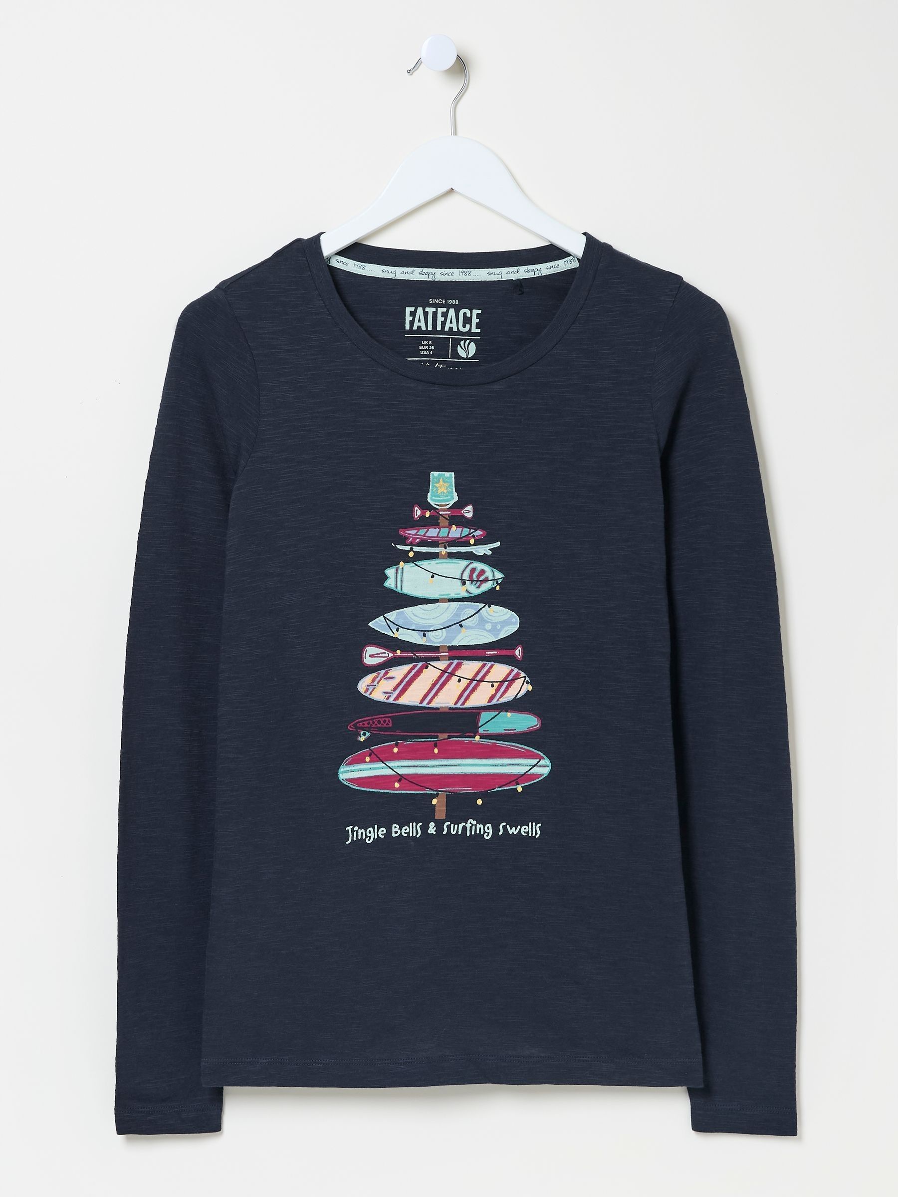 Surfboard Navy Pyjama Top (E13904) | £15