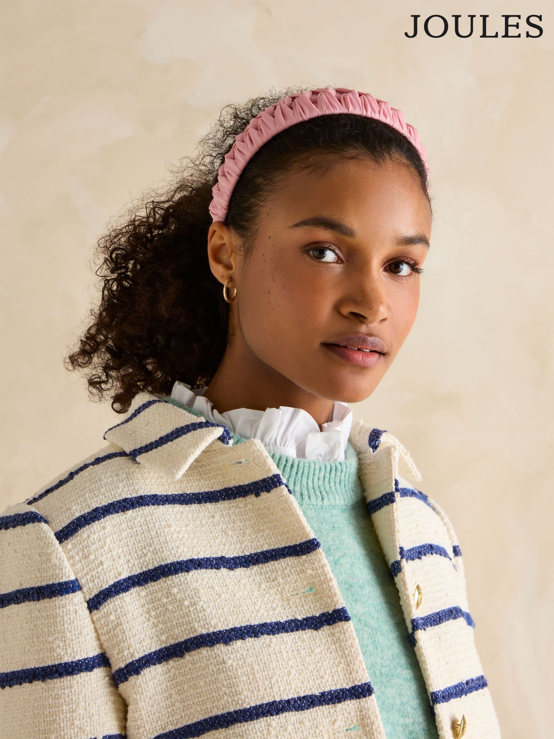 Patsy Pink Knot Headband (E16884) | £15