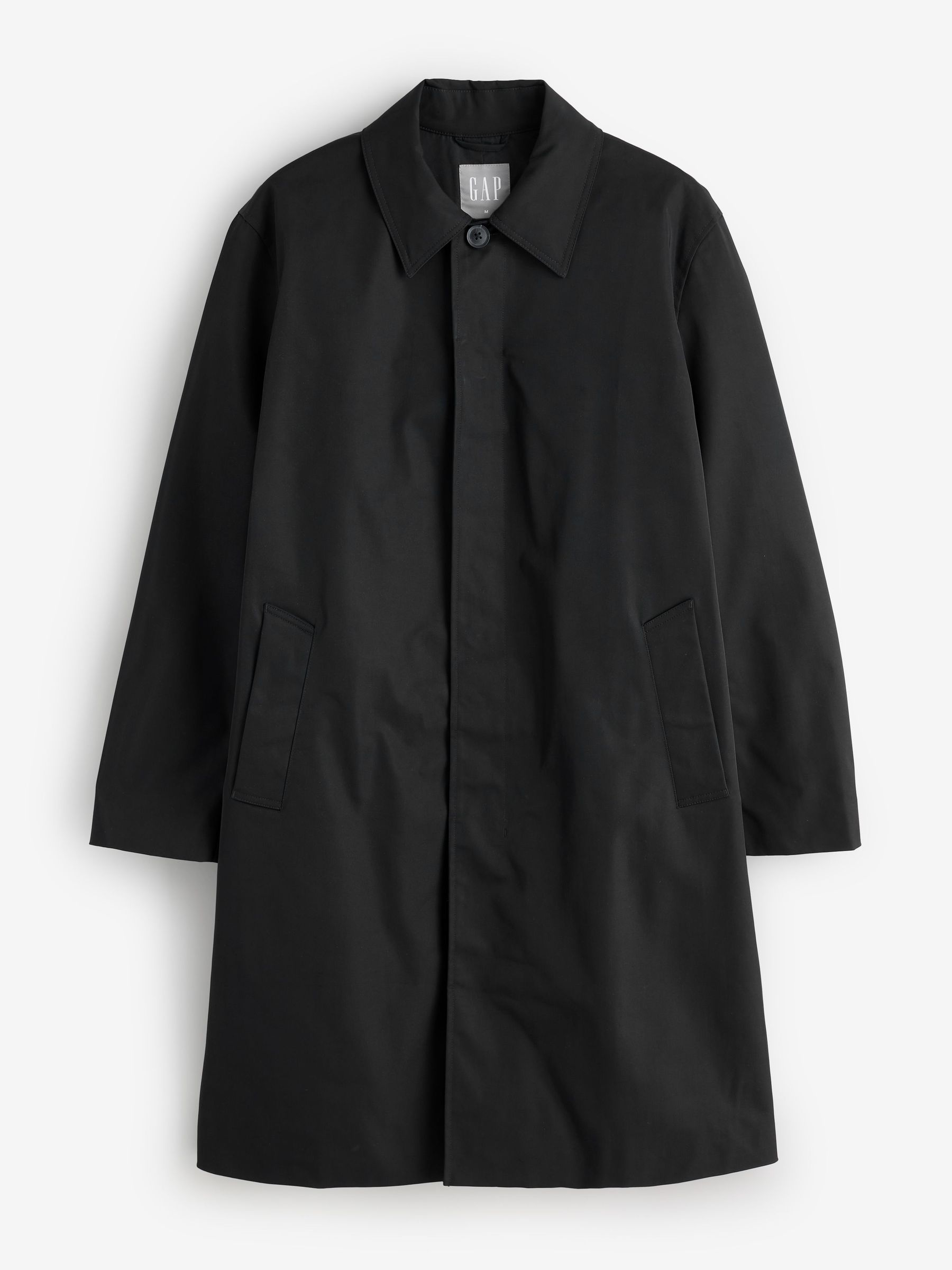 Black - Regular Mac Coat