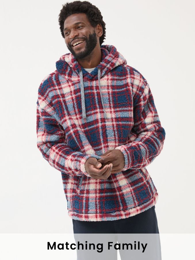 Red Check Sofa Hoodie (E21846) | £28