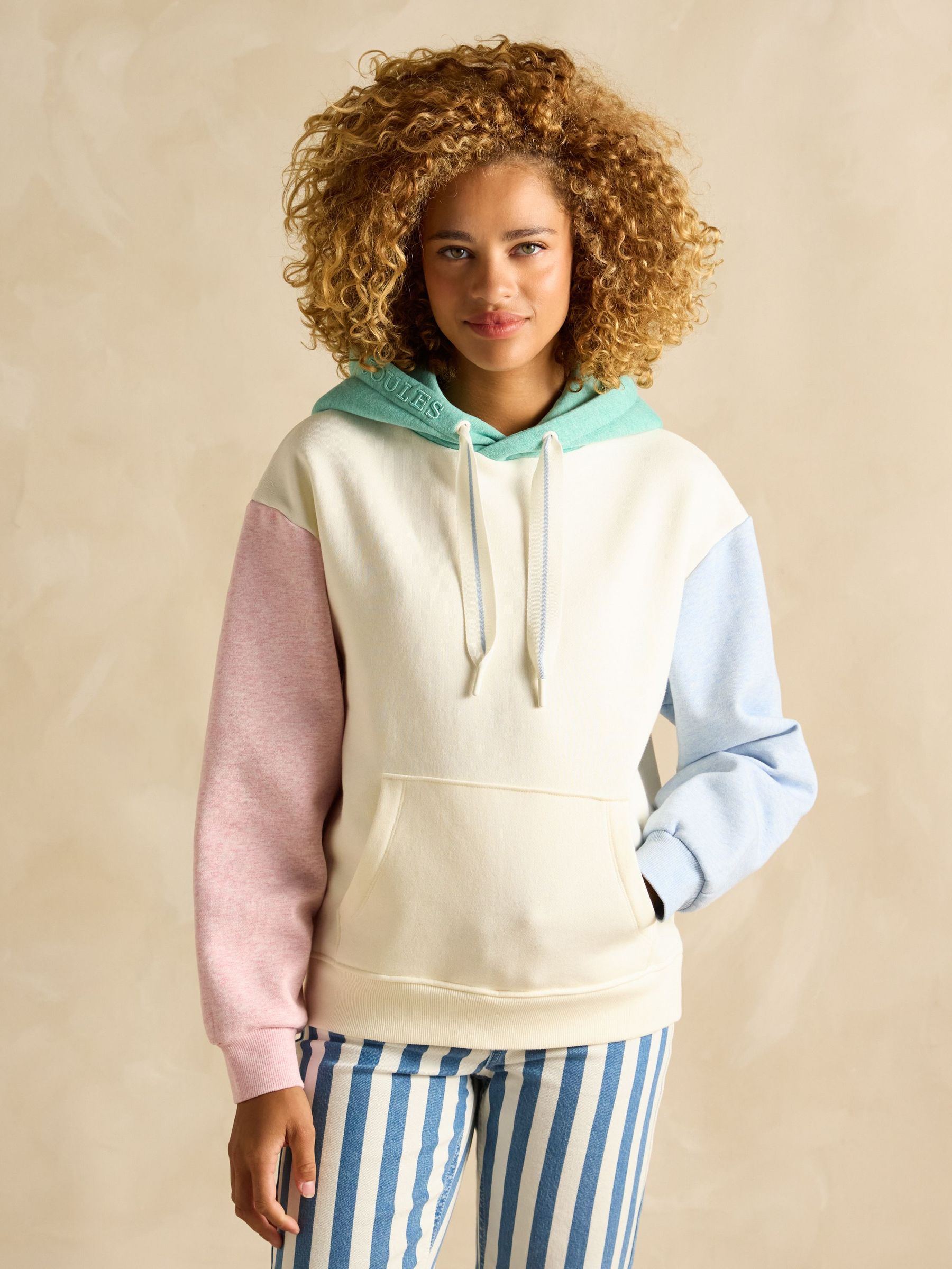 Milbourne Colour Block Marl Hoodie (E22855) | £60
