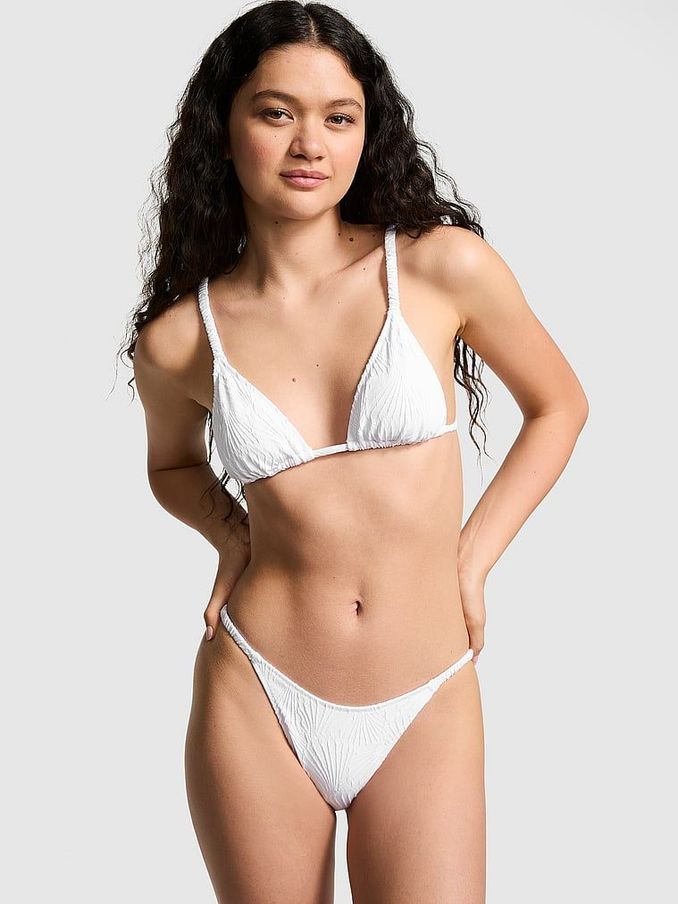Optic White Cheeky Swim Bikini Bottom (E22955) | £13