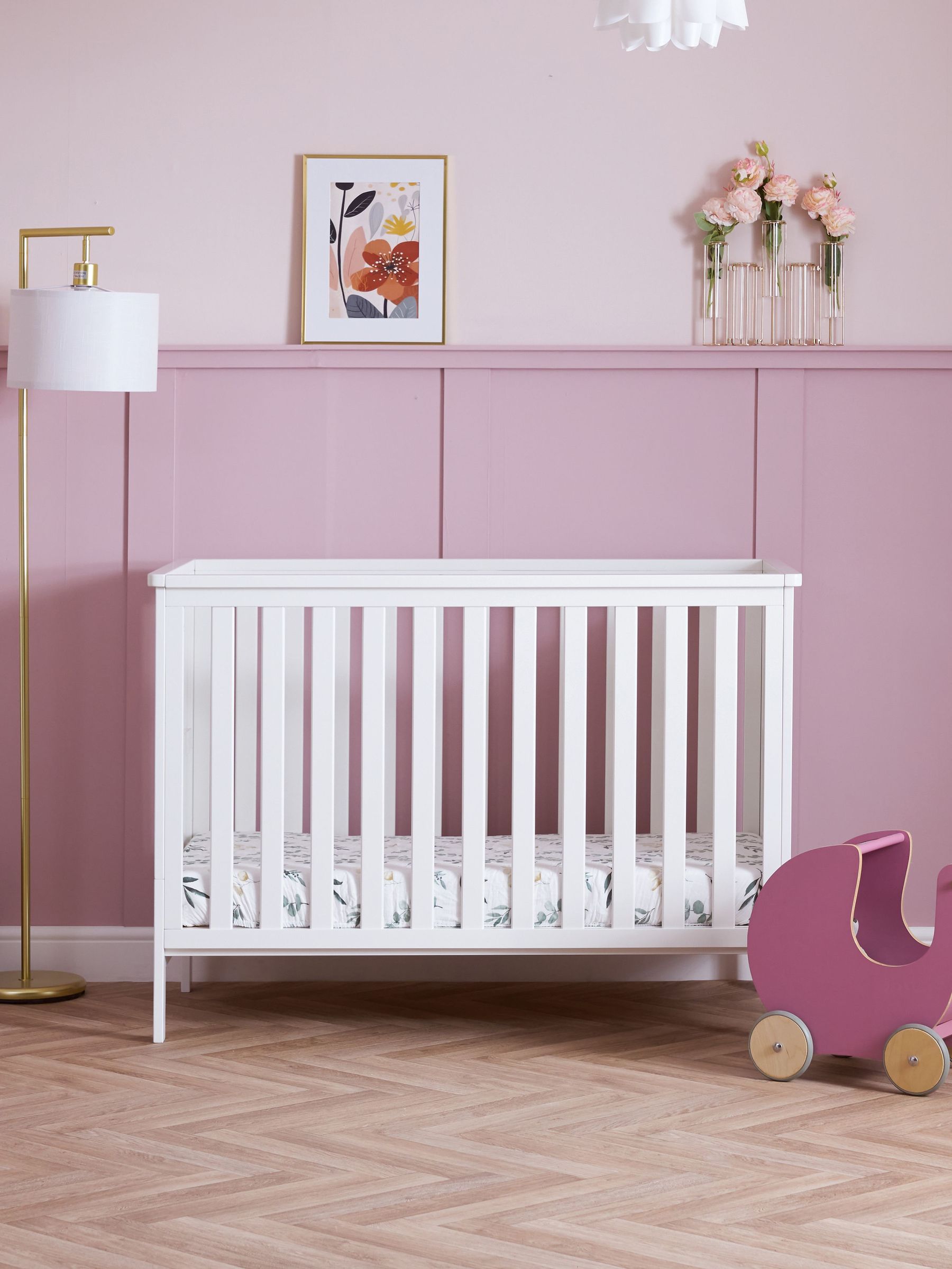 Obaby Evie White Small Cot Bed (E23956) | £220