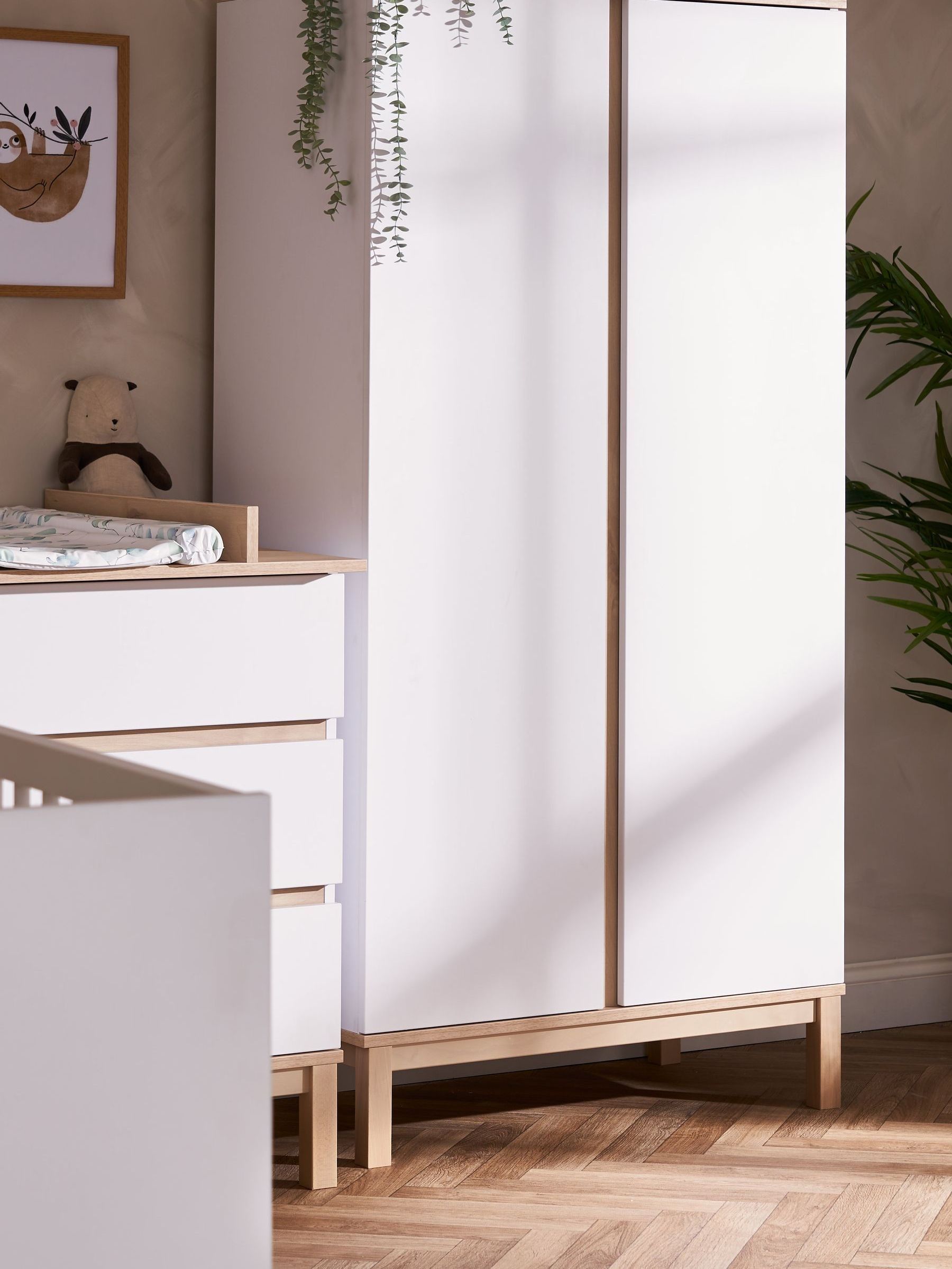 Obaby White Astrid Double Wardrobe (E24041) | £400