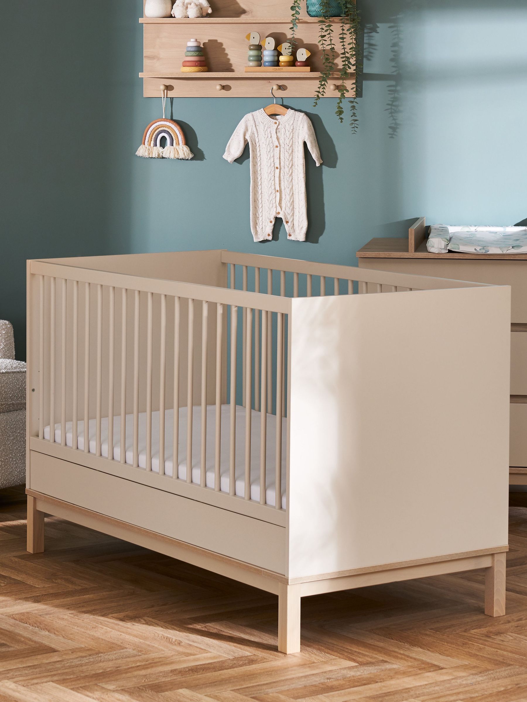 Obaby Astrid Satin Regular Astrid Cot Bed (E24043) | £350