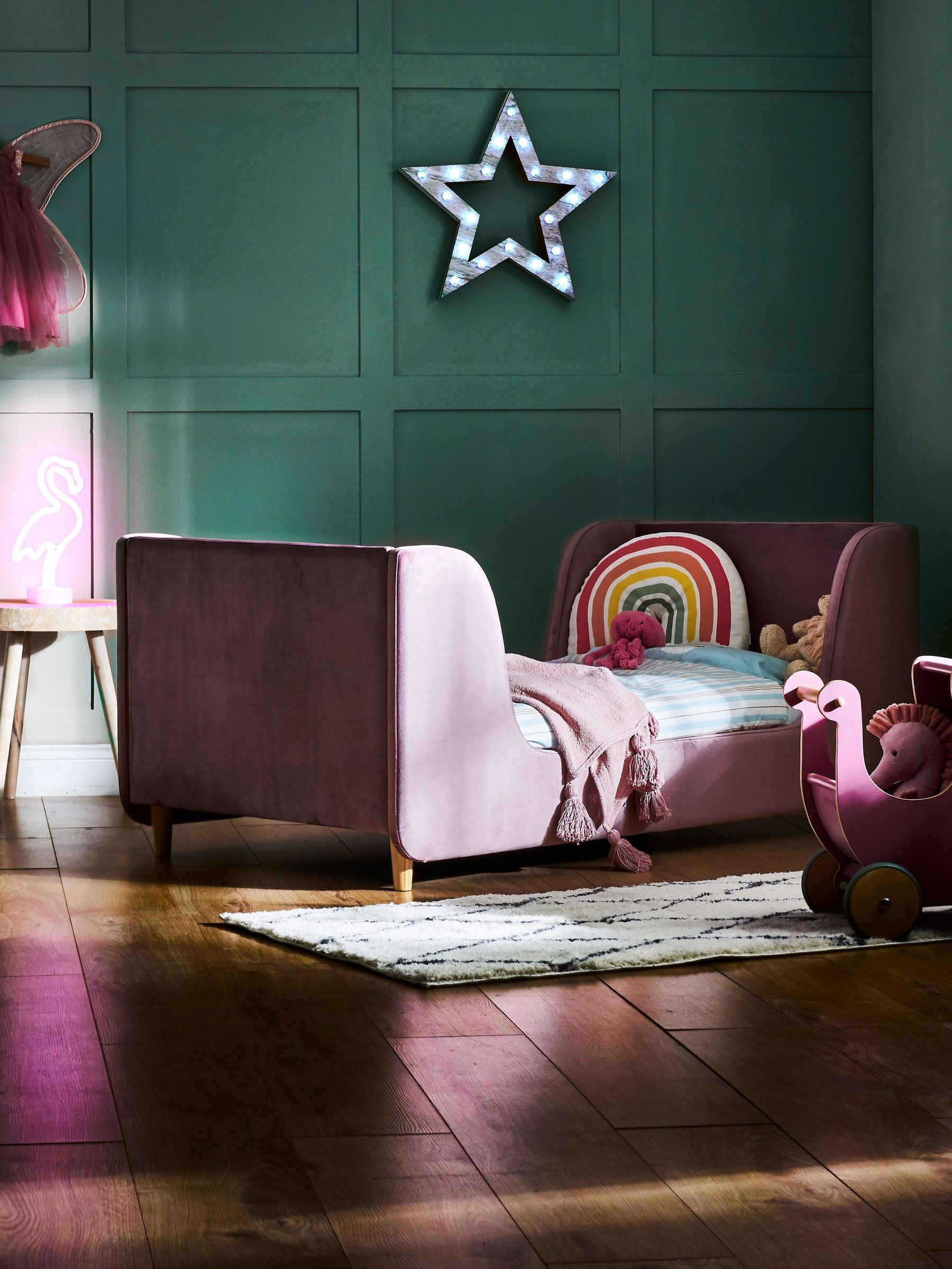 Obaby Pink Lumi Toddler Bed (E24056) | £290