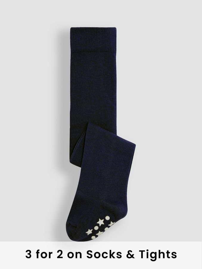 Navy Cotton Rich Extra Thick Tights (E26039) | £9.50