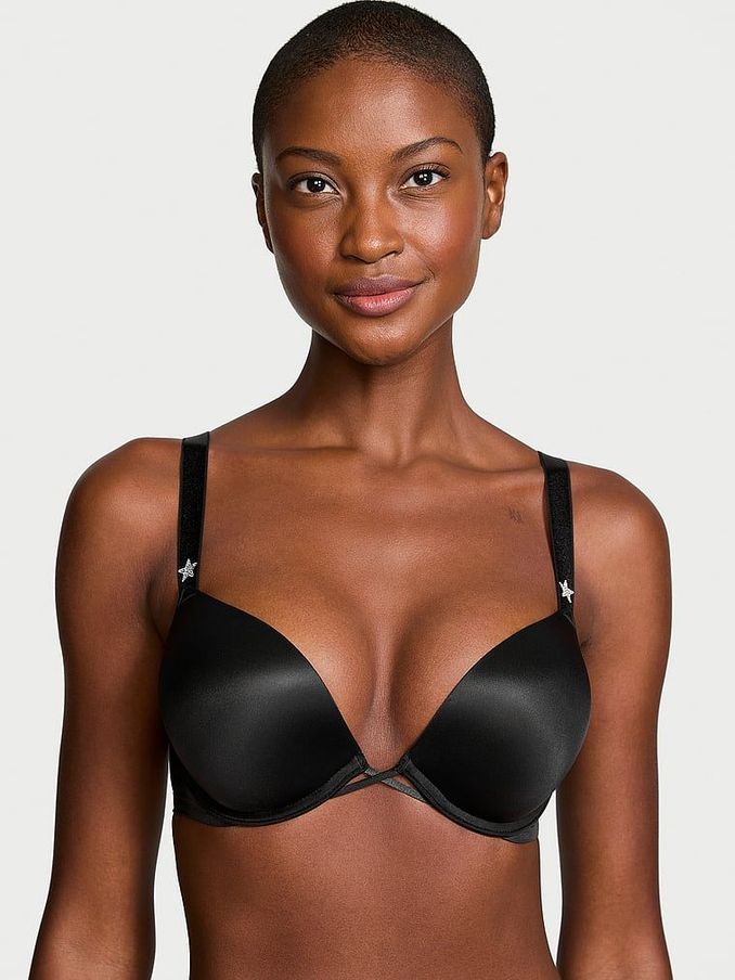 Black Bombshell Add 2 Cups Star Shine Push Up Bra (E26706) | £18