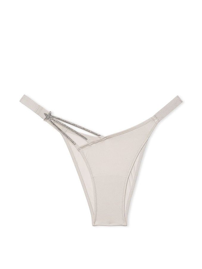 Delfin Grey Brazilian Star Shine Knickers (E26743) | £10