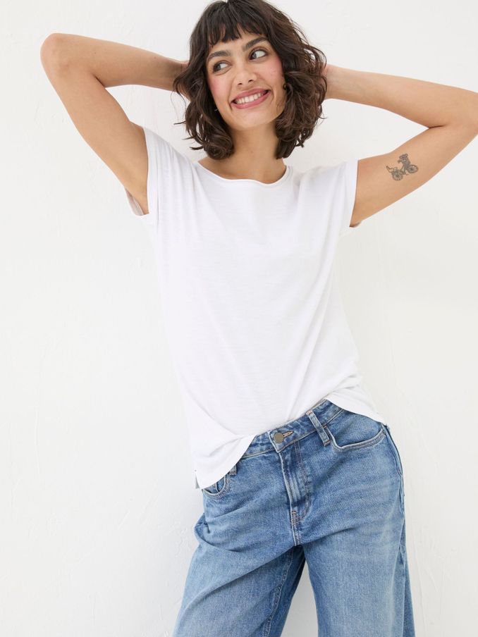 Ivy White T-Shirt (E26784) | £25