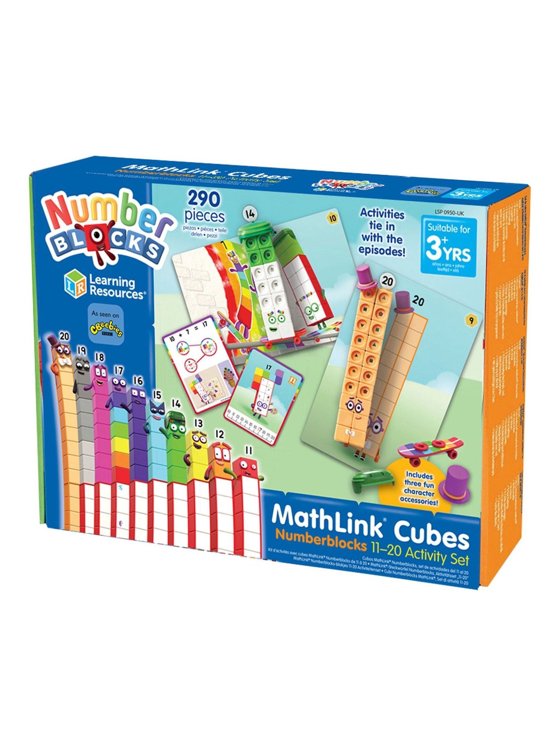 Learning Resources MathLink® Cubes Numberblocks® 11-20 Activity Set (E27777) | £38