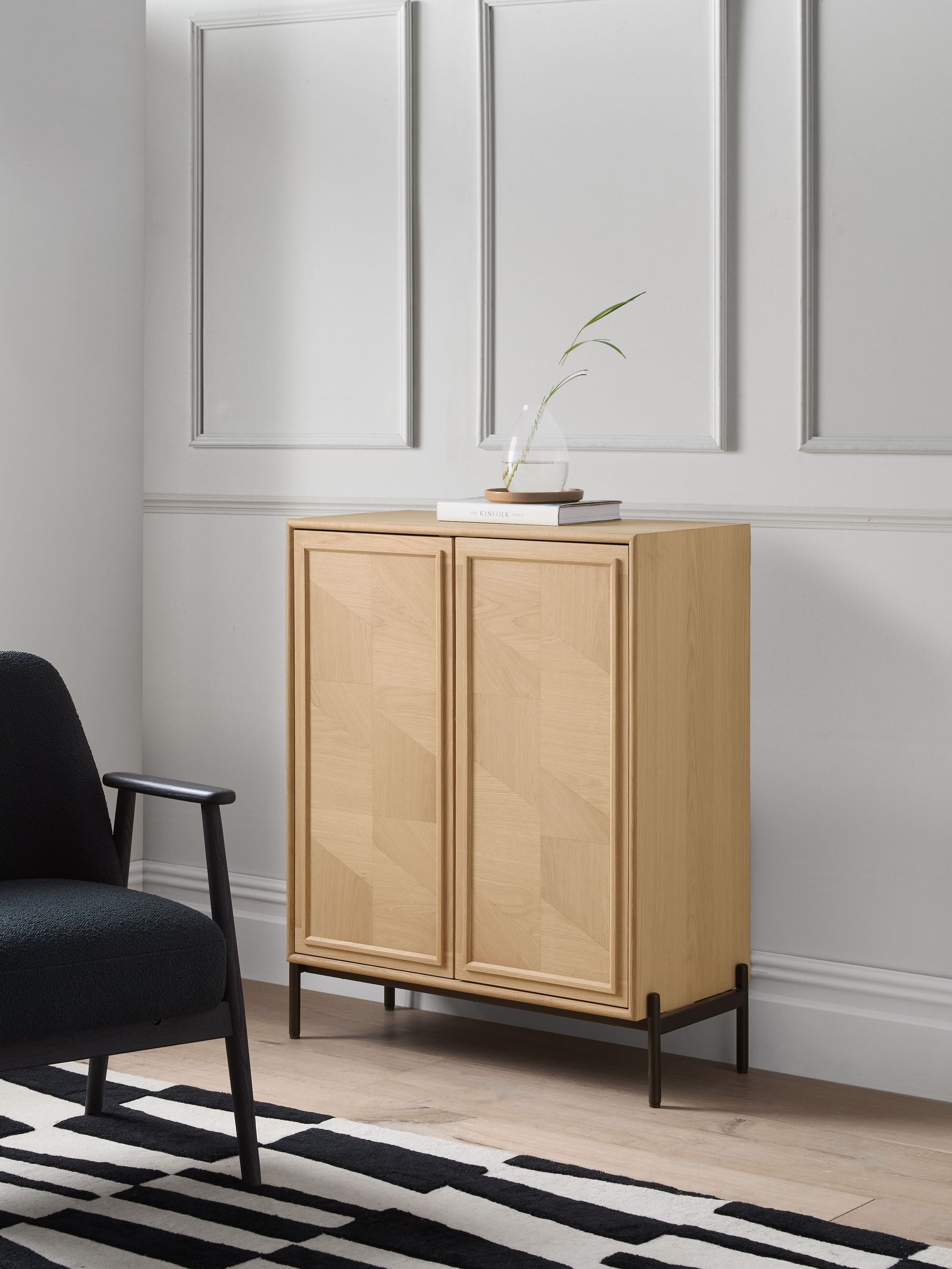 Jasper Conran London White Washed Oak Aden Small Sideboard (E27929) | £699