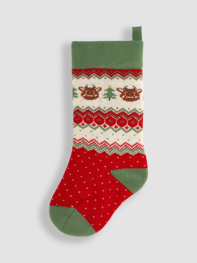 Green The Gruffalo Knitted Stocking (E35728) | £22