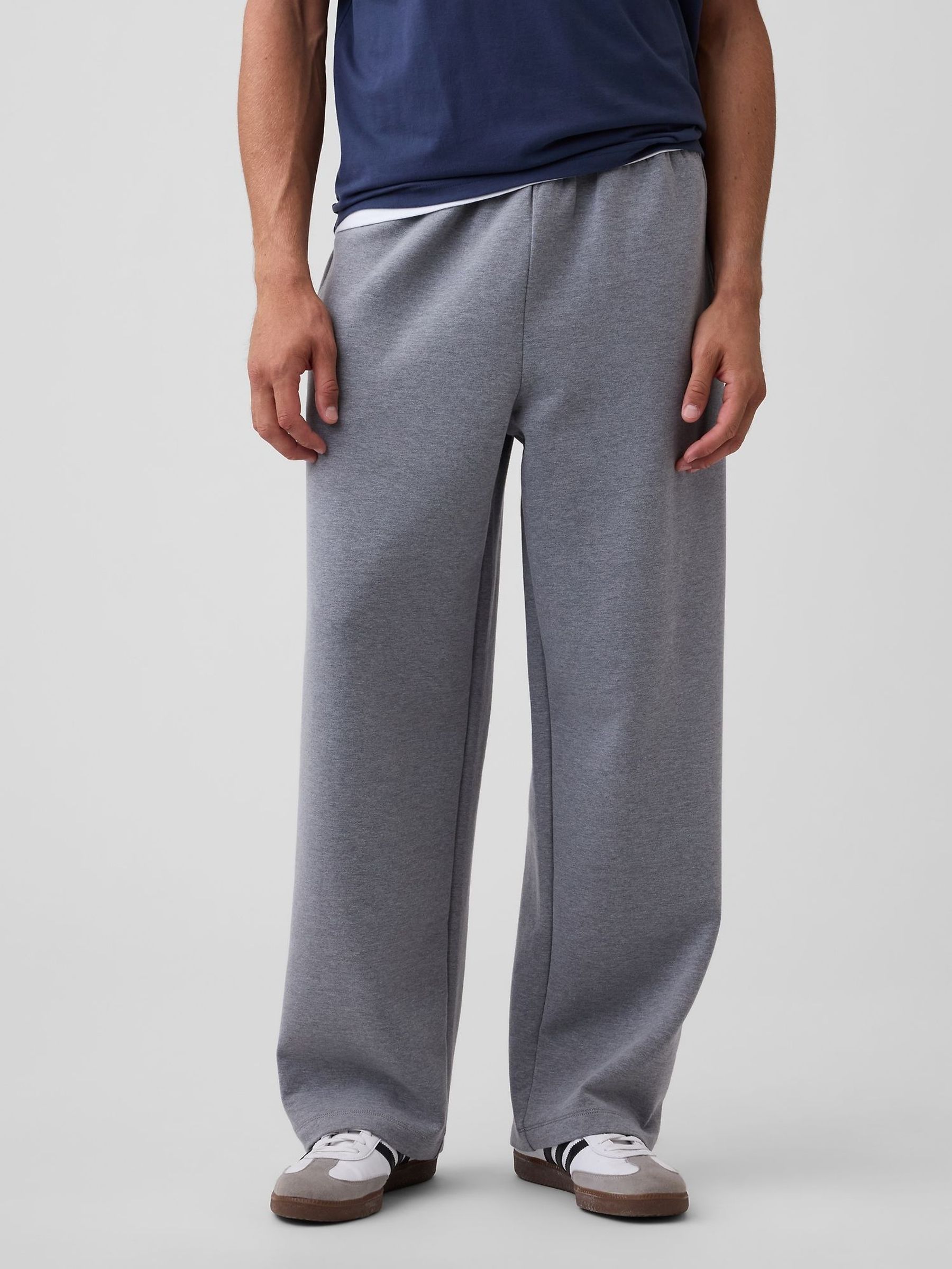Grey - Regular Gapfit Baggy Joggers